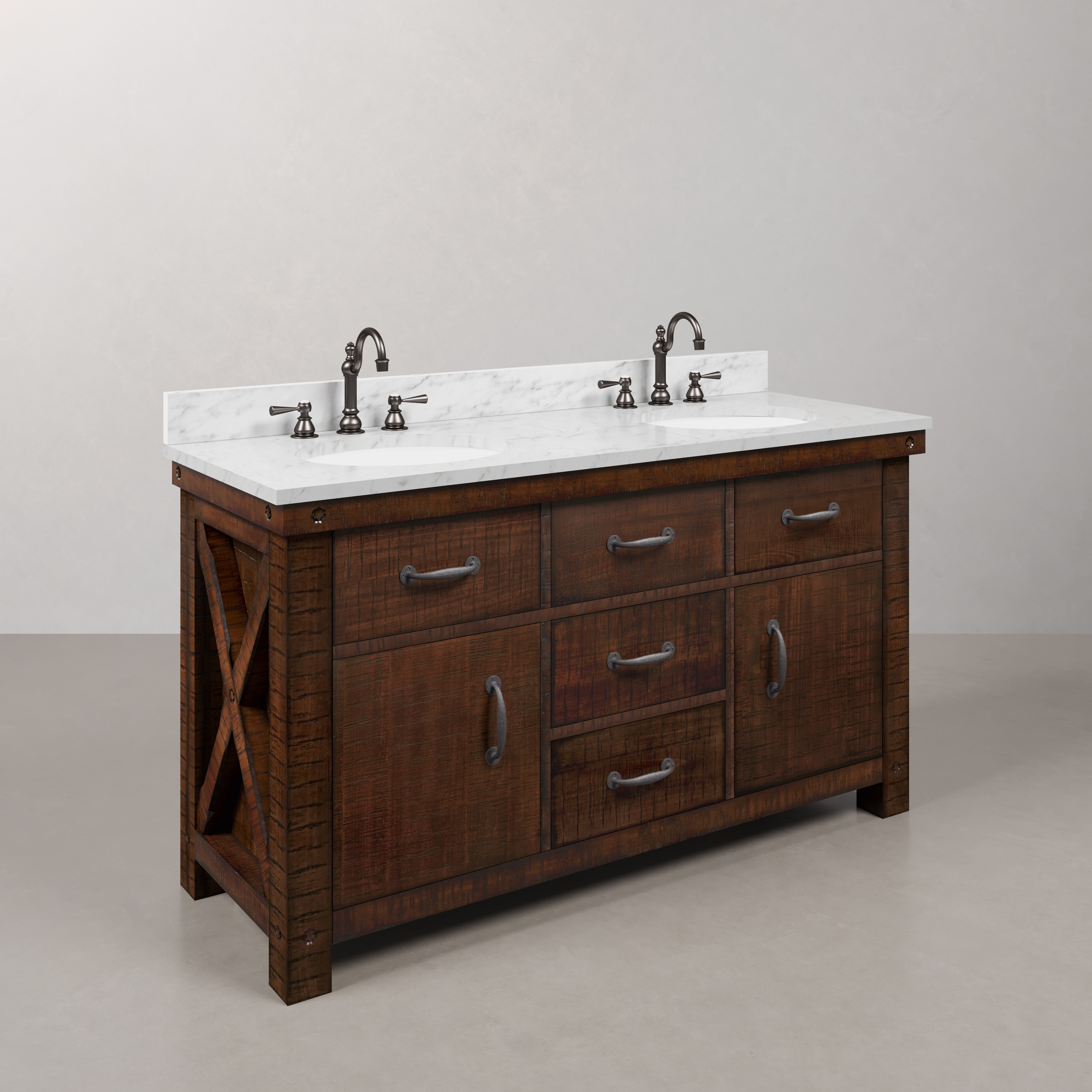 Water Creation AB60CW03RS-P24TL1203 Bath-Vanity-Combo - View #3