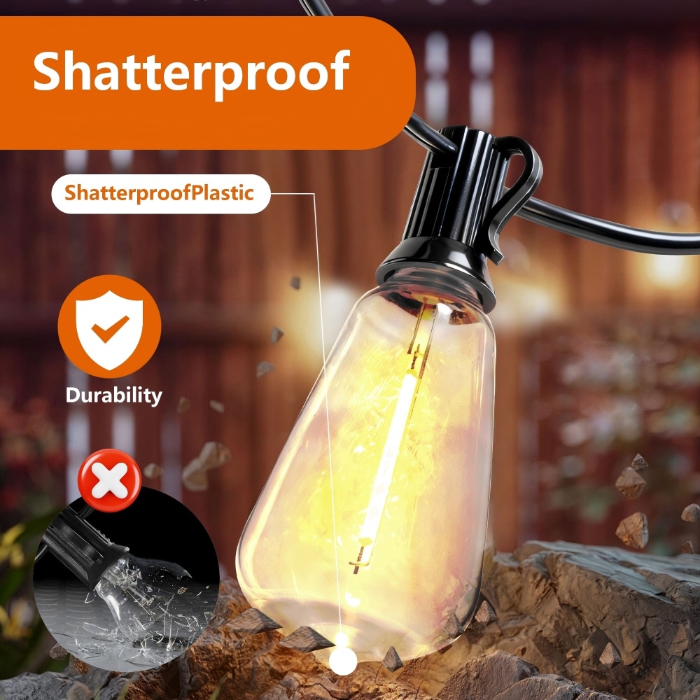 YOSIMFUR DJYC-W2312P416016 Patio-String-Lights - View #8