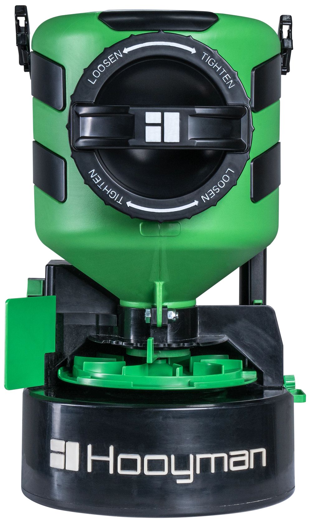 Hooyman 1141041 35-lb Broadcast Compatible with Ice Melt, Salt, Fertilizer, Seed Spreader