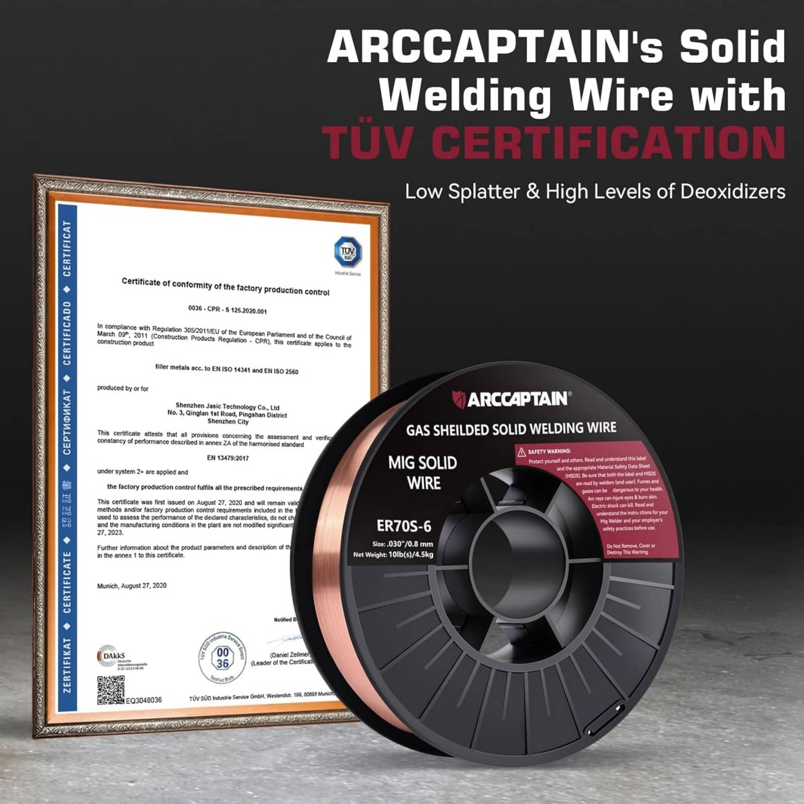 Arccaptain ARER70S-6101 Consumable-Welding-Wire - View #6