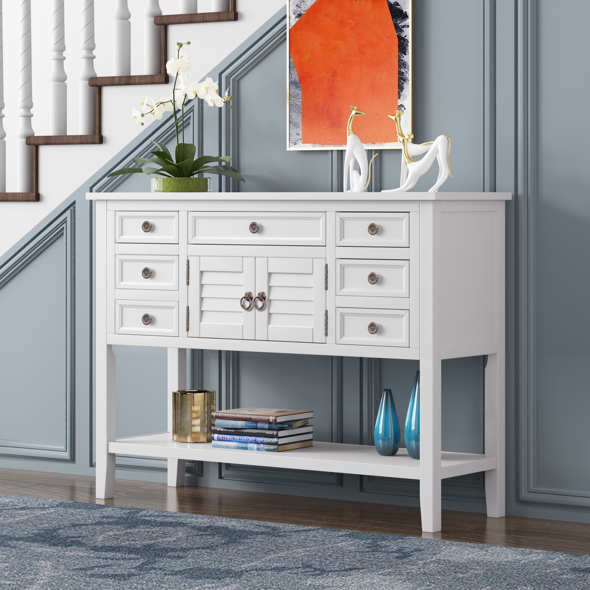Yiekholo LL-0019AAA Modern White Console table