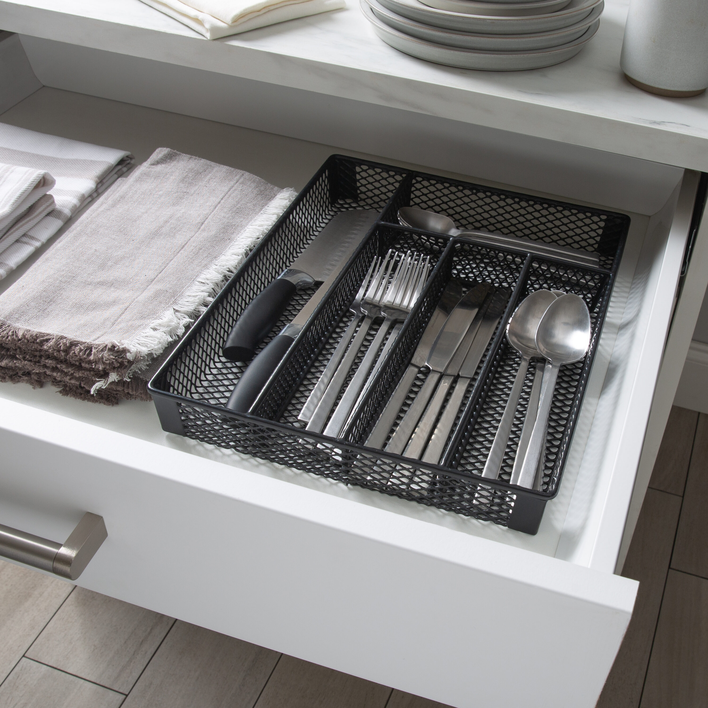 Kitchen Details 5 Compartment Cutlery Tray