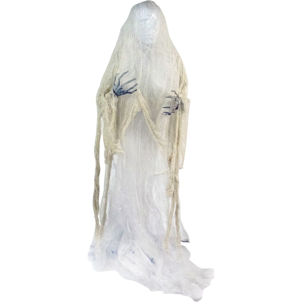 Haunted Hill Farm 4.25-ft Freestanding Moaning Lighted Ghost ...