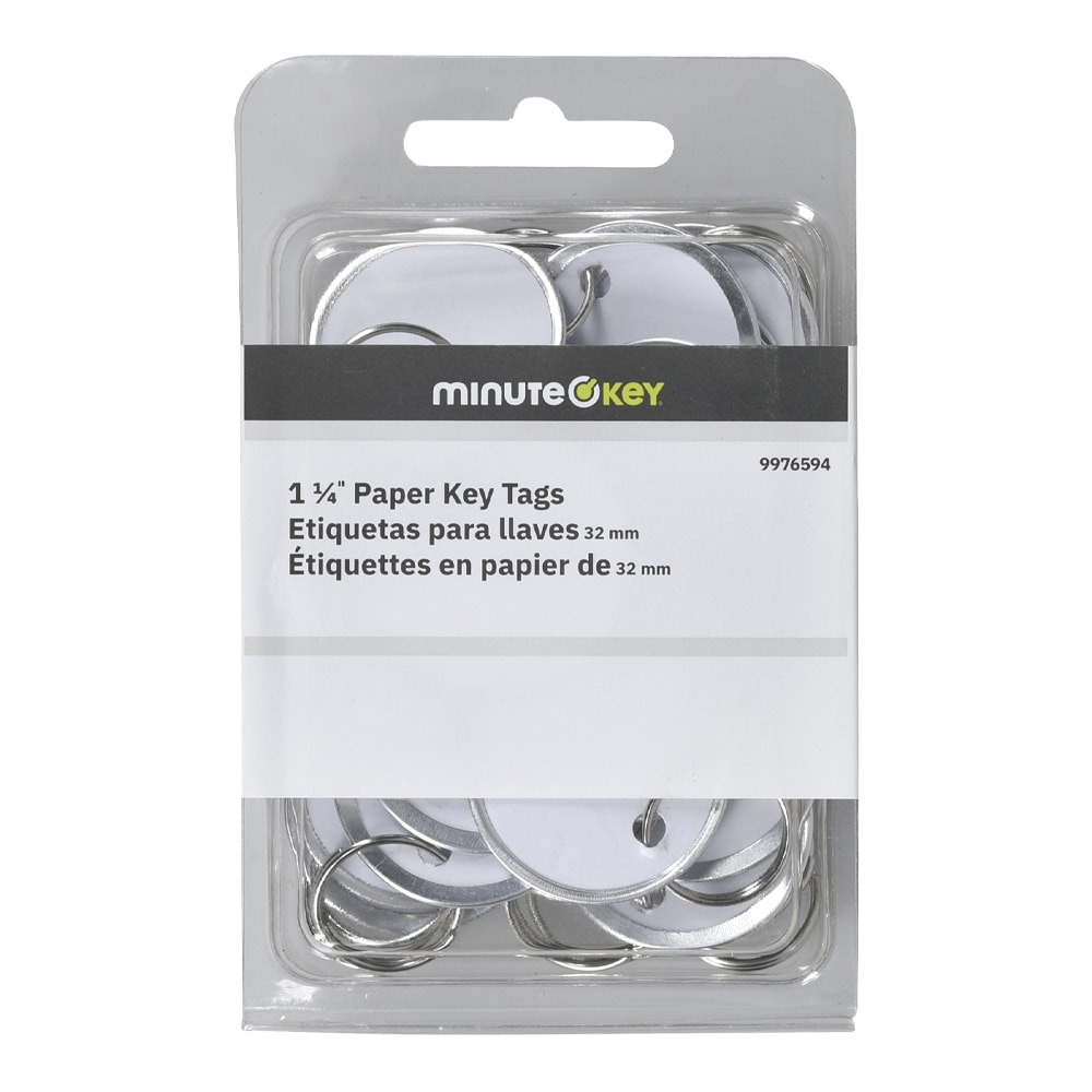 Minute Key 25Pack White Id Tag in the Key Accessories department at