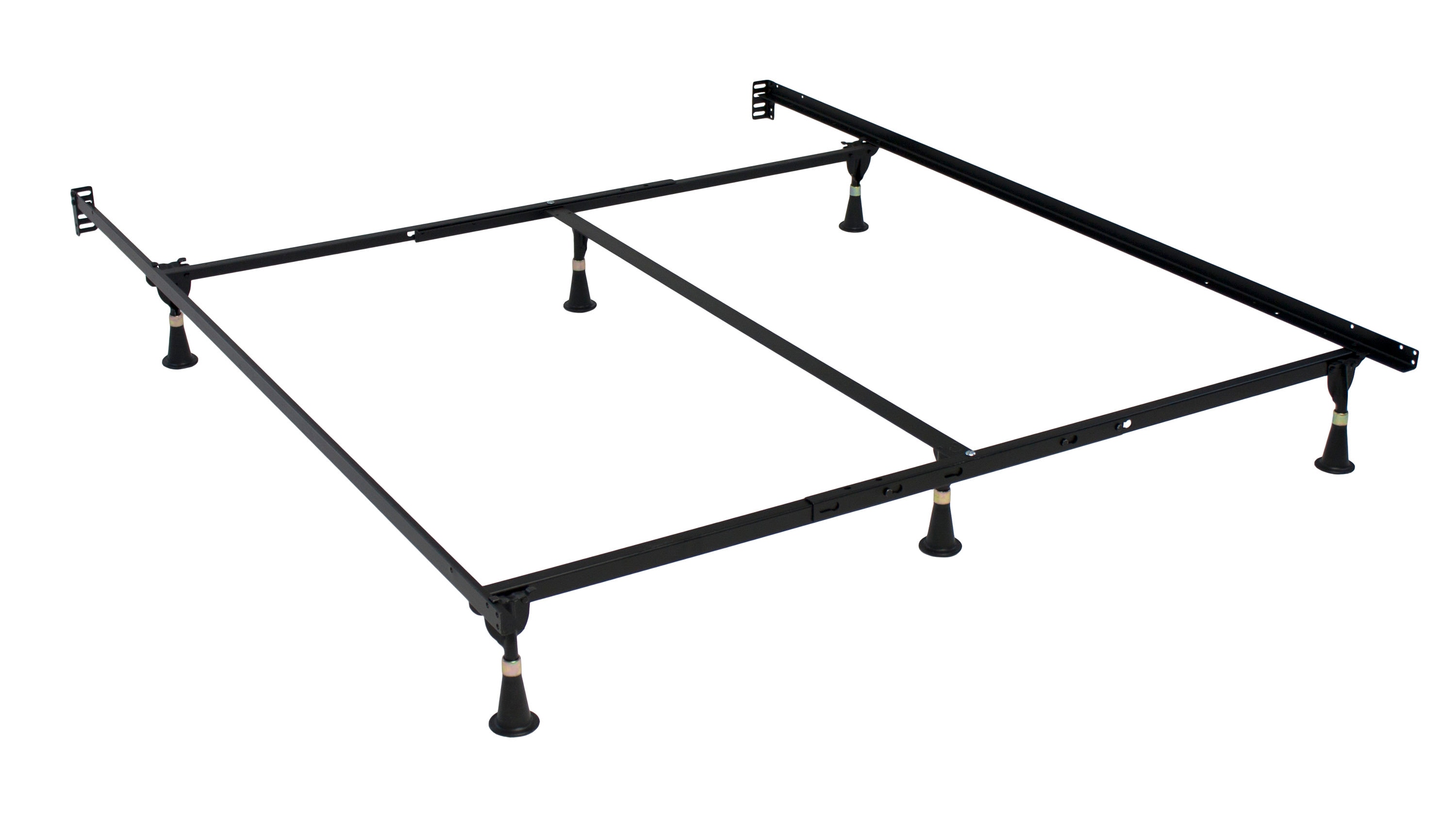 Hollywood Bed 3170BSG-I Coffee Queen Metal Bed Frame