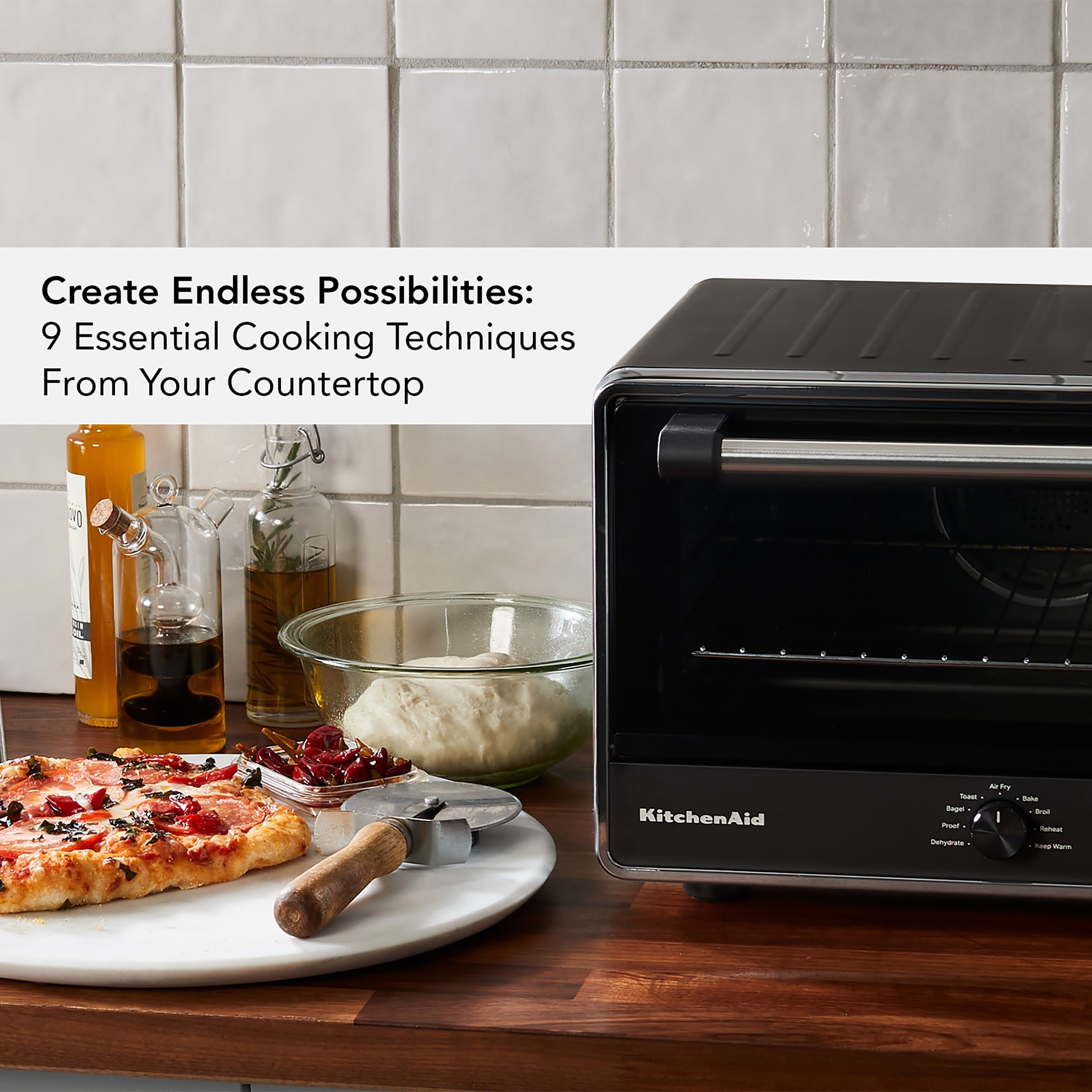 Kitchenaid Digital Countertop Oven With Air Fry - Kco124bm : Target