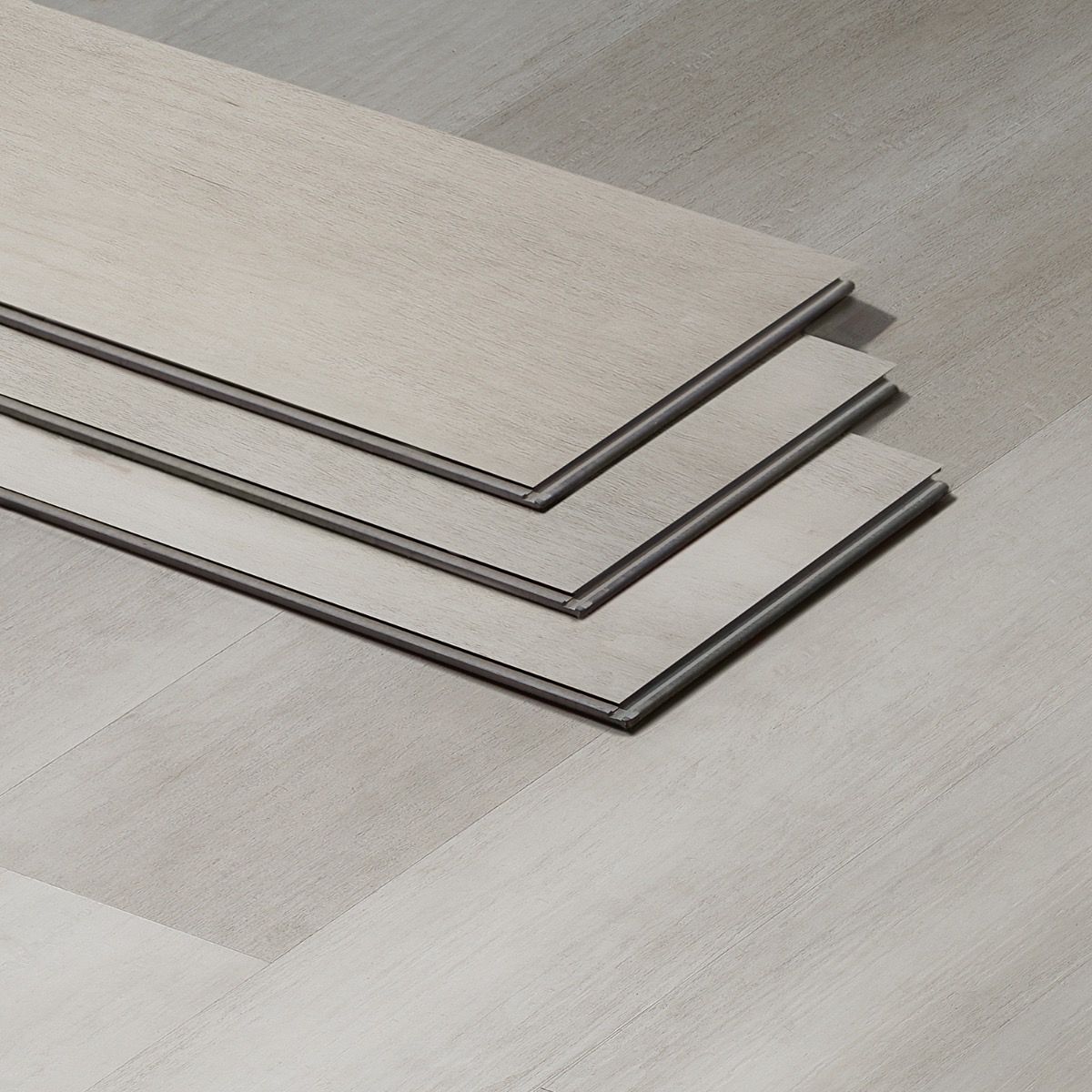 Artmore Tile EXT3RD105860 Rogue Birch Toast Gray Wood look 28.0-Mils x 6-in W x 48-in L Waterproof and Water Resistant Interlocking Luxury Vinyl Plank Flooring ( 23.45-Sq. Feet Carton )