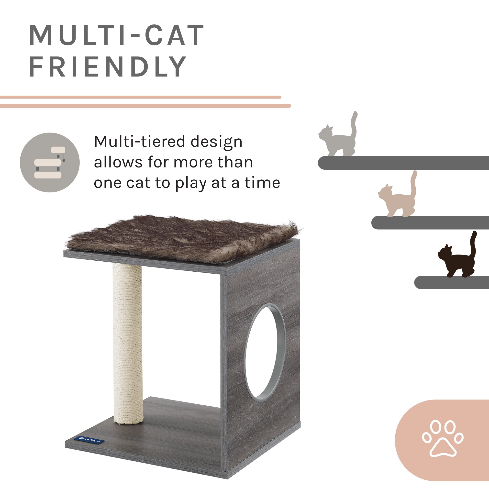 Sam's Pets SP-CT1278BR Cat-Trees - View #7