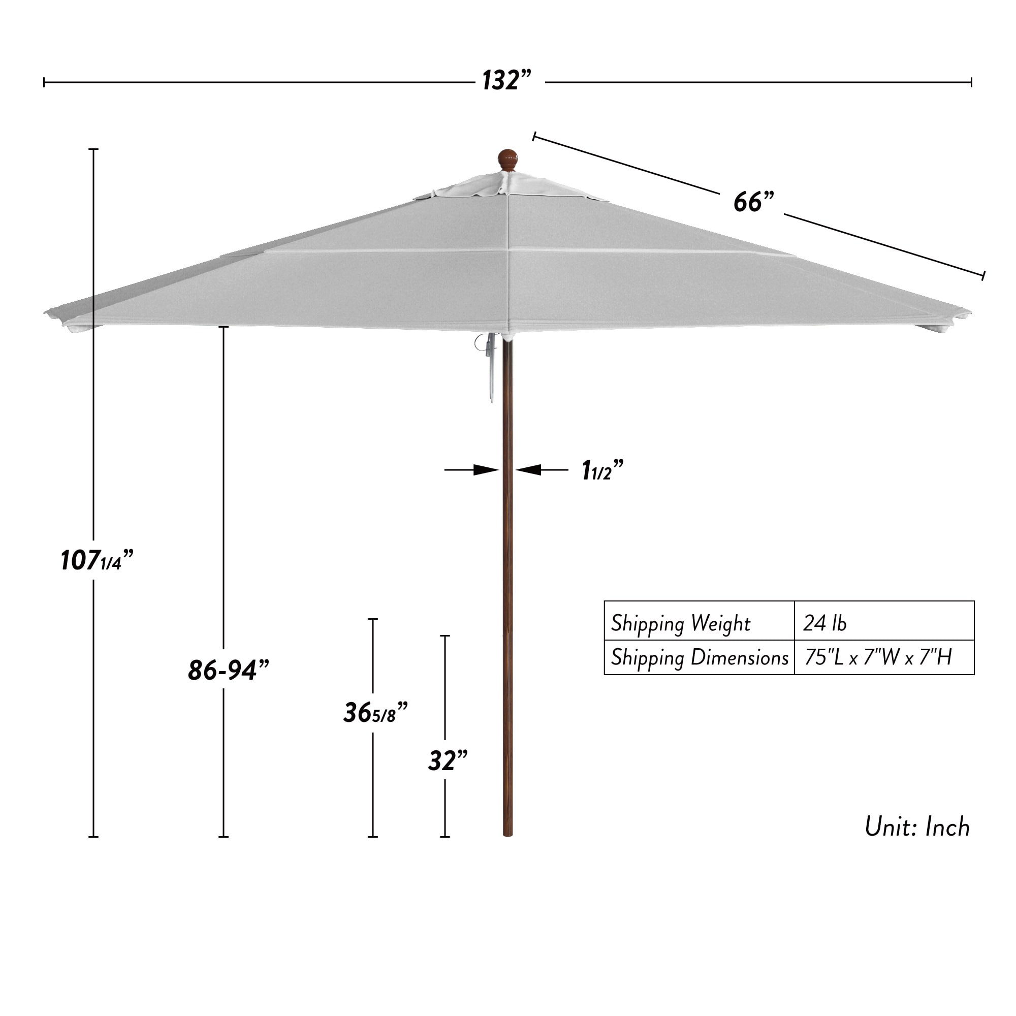 California Umbrella 194061960493 Umbrellas-2 - View #6
