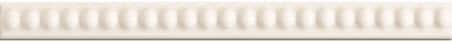 American Olean 00251/28BEAD1P2 Linea Ice White Gloss Ceramic Pencil Liner Tile (1/2-in x 8-1/2-in)