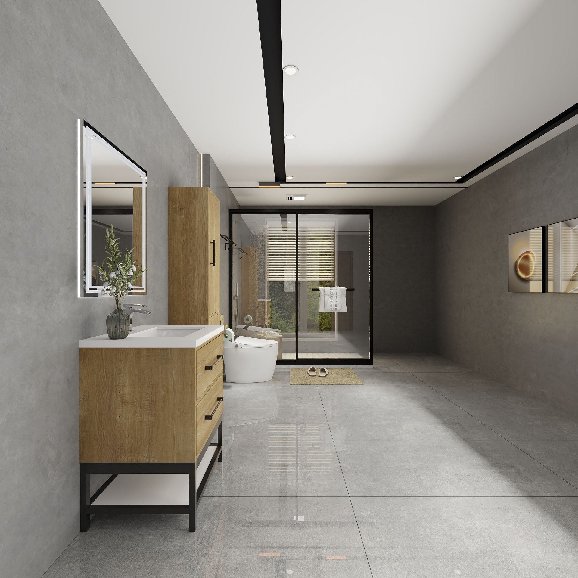 BV Better Vanity VICTORIA24FM-OAK Bath-Vanity-Combo - View #4