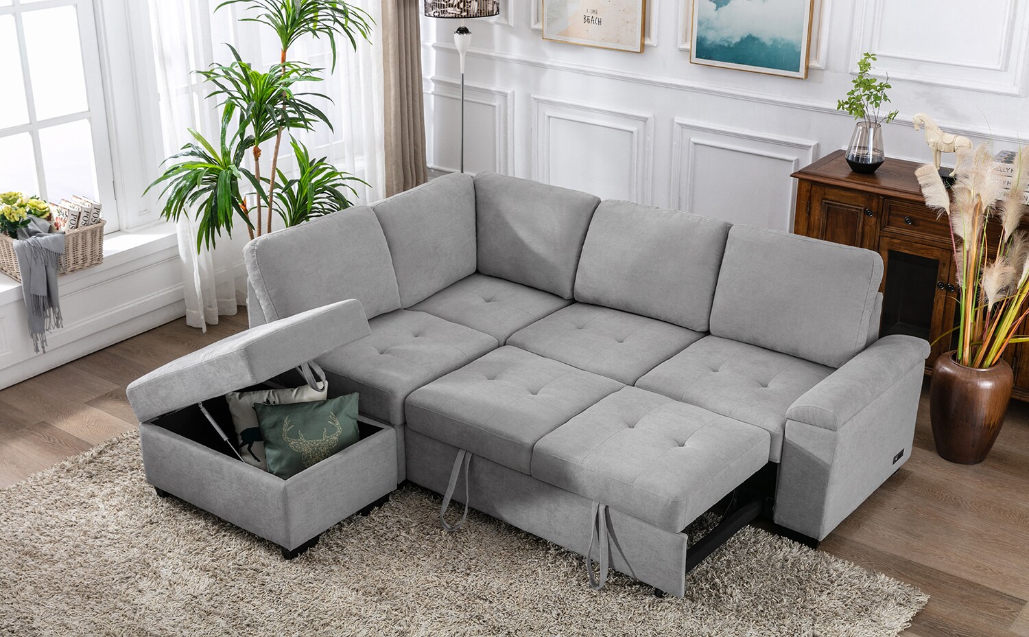 SINOFURN SYA370142GY Sofas-Loveseats - View #15