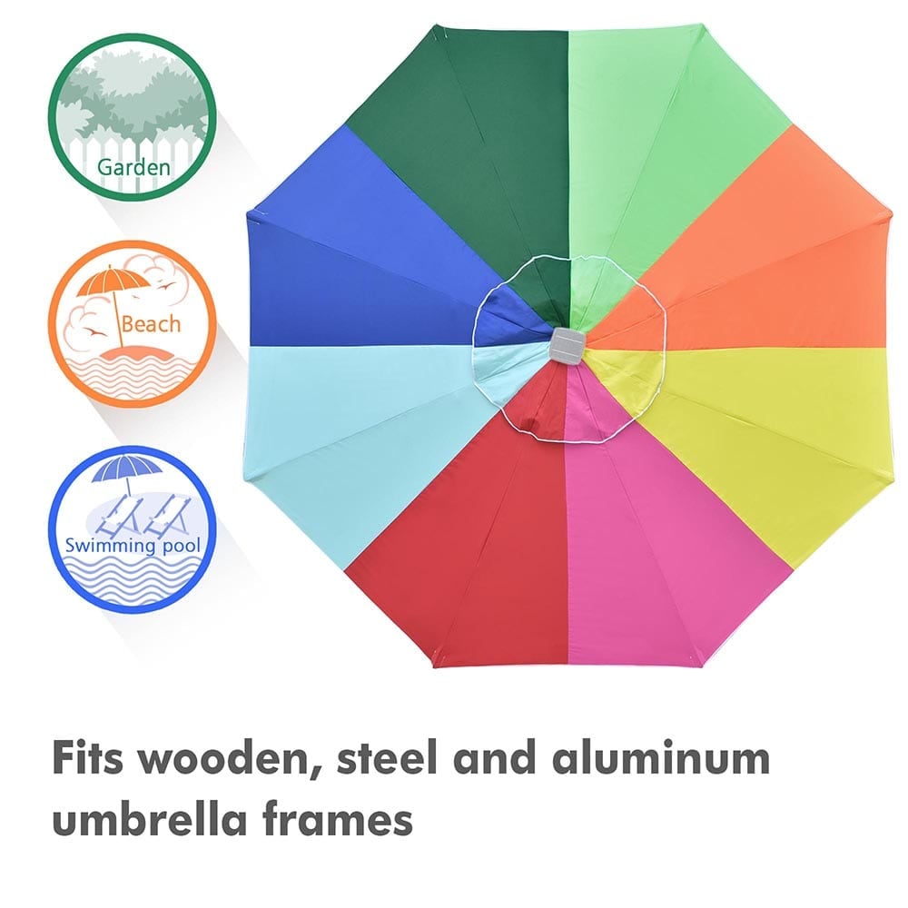 Yescom 07UMC007-9FT-RB-LO Umbrellas-3 - View #3