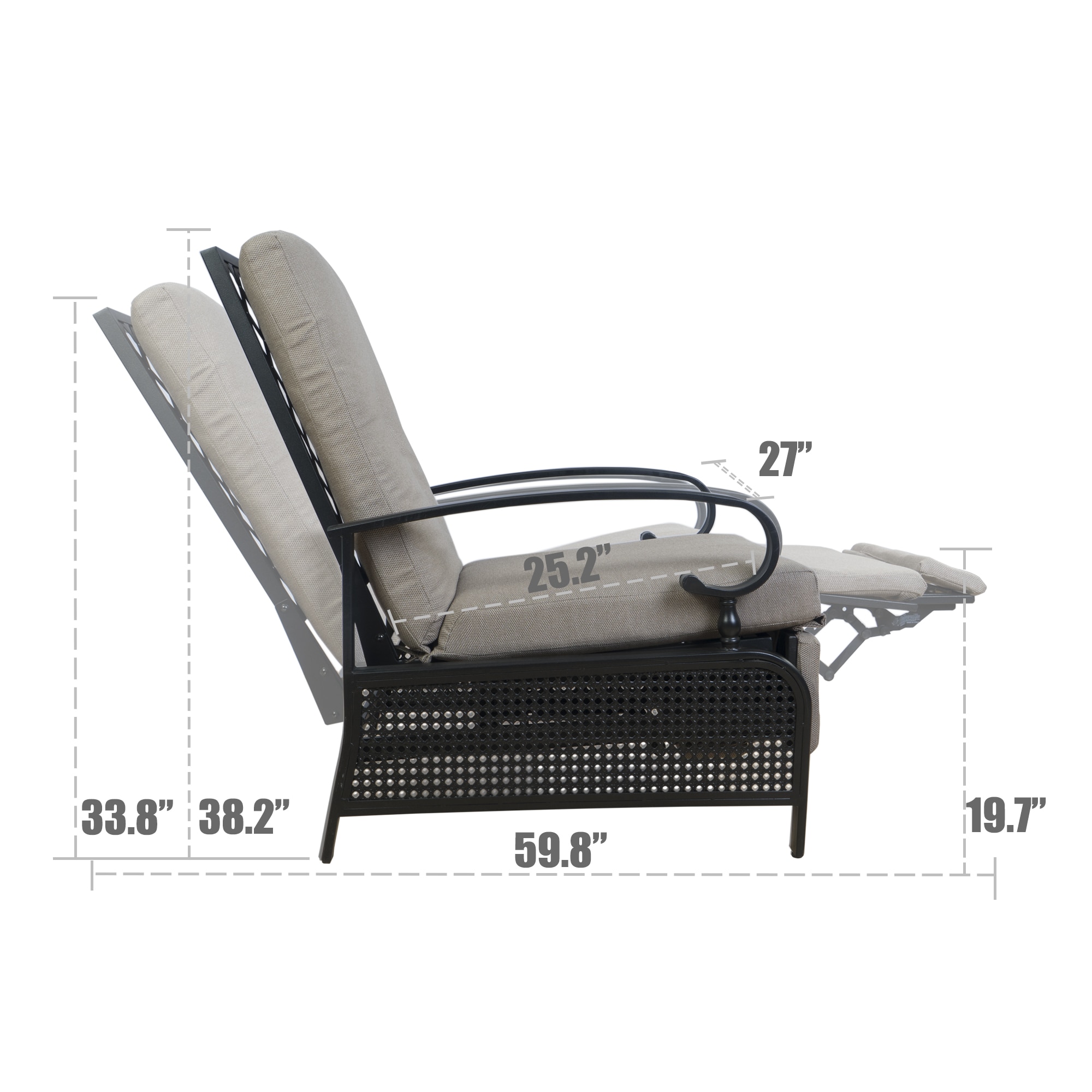 Kozyard KZC213BE recliners - View #6