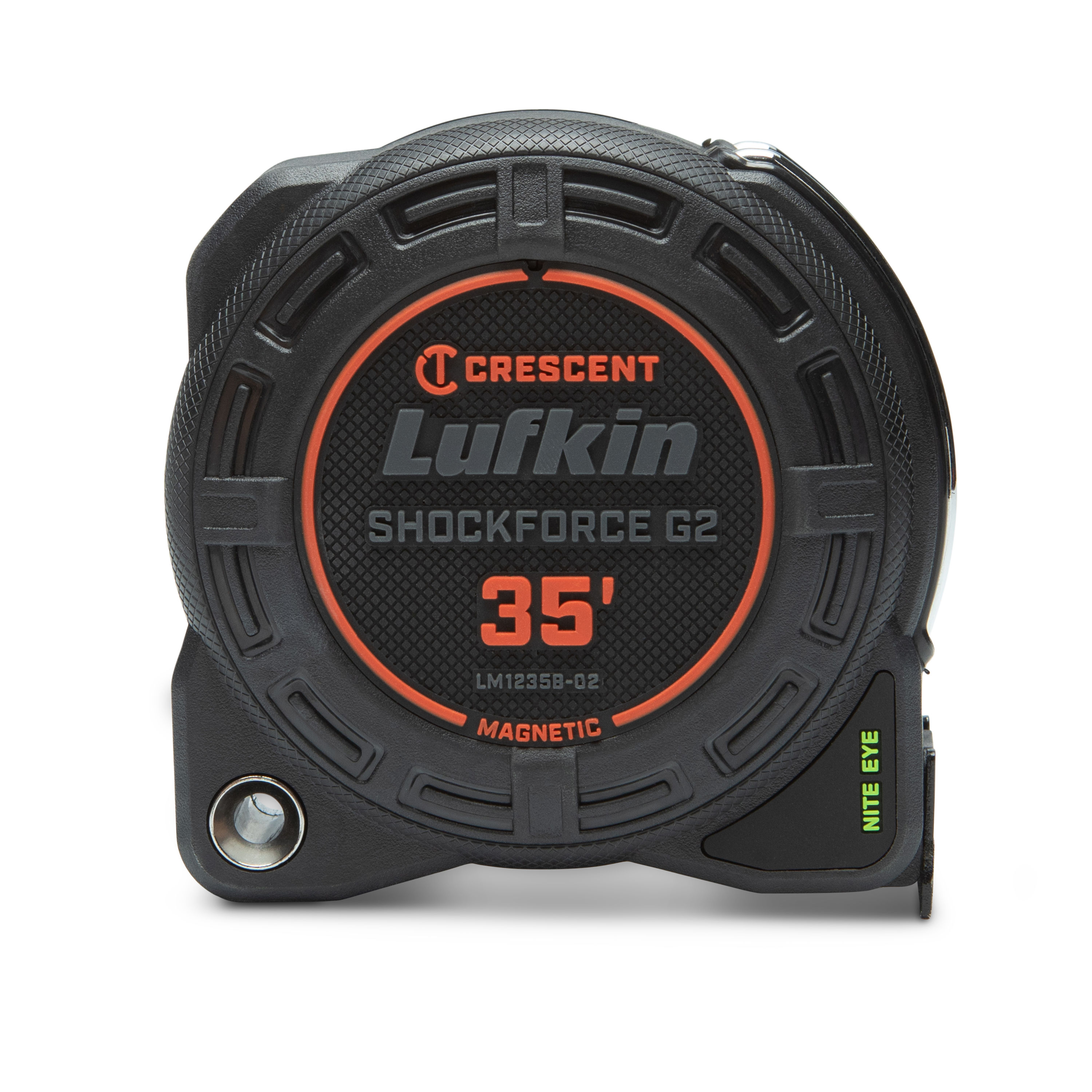 Crescent Lufkin Shockforce Nite Eye G2 35-ft Magnetic Tape Measure 