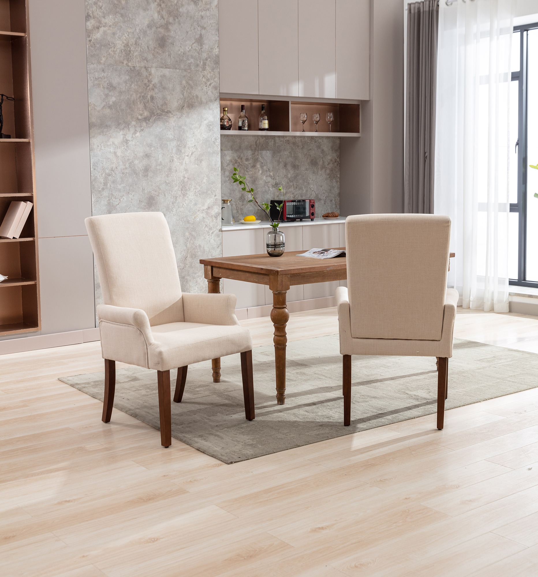 Clihome PH30-2-CHAIRS-GRAY Dining-Chairs - View #3
