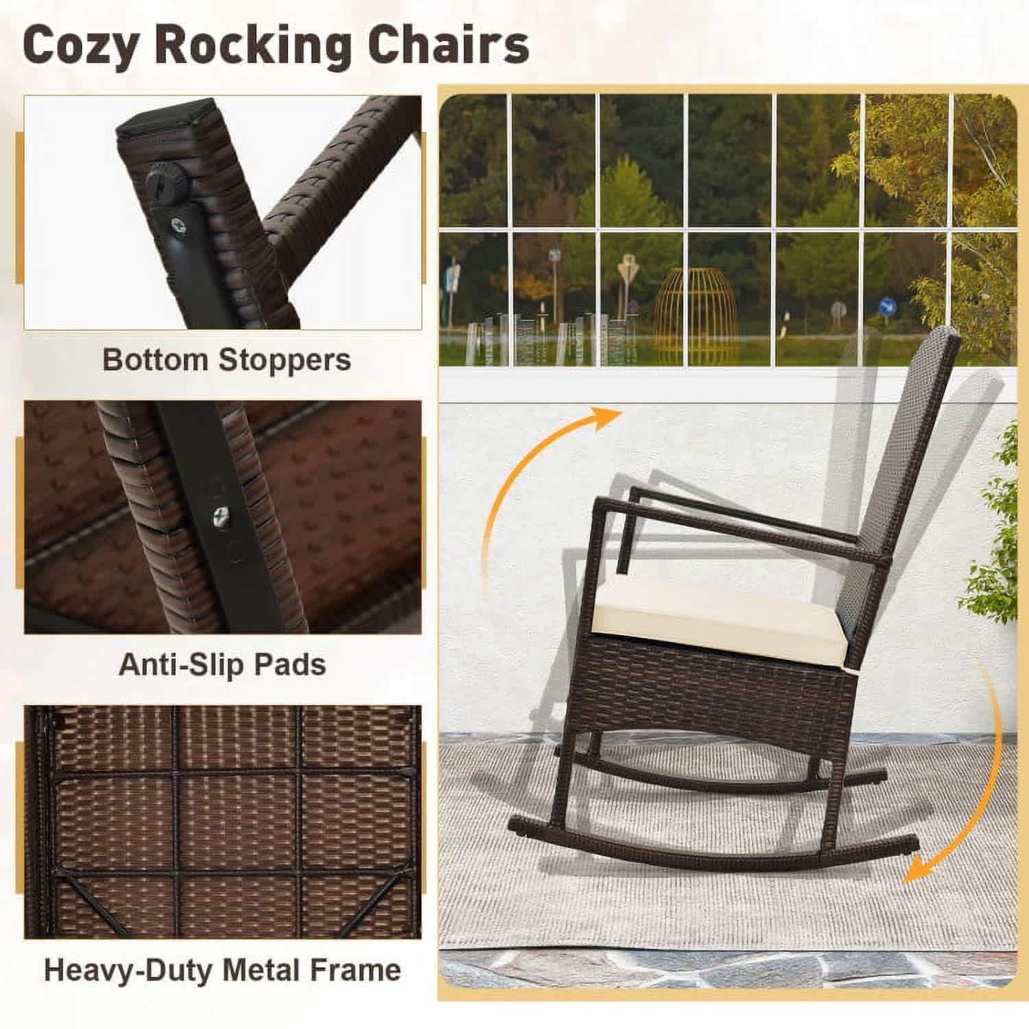 Choco Moon 5356248992450 Patio-Conversation-Sets - View #4