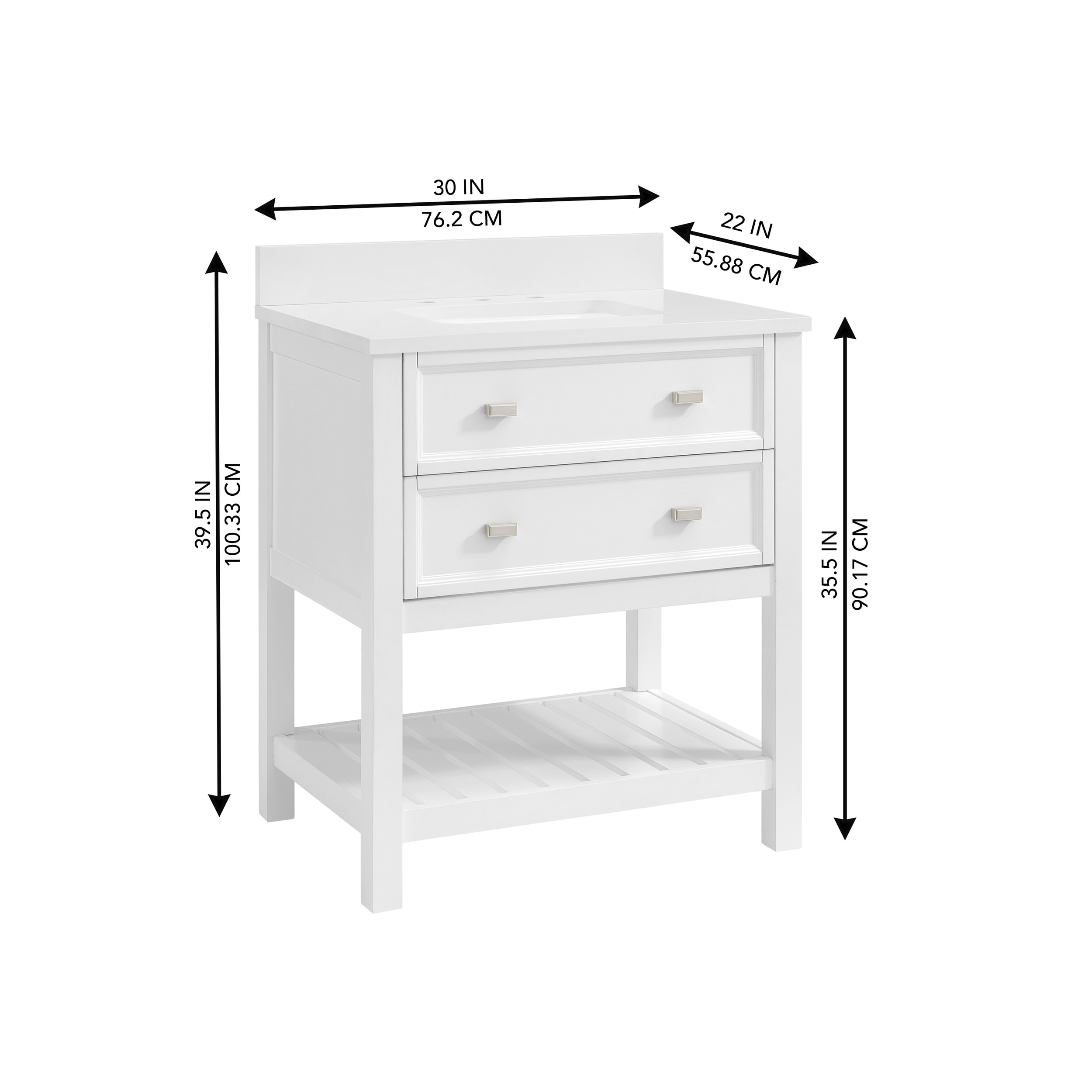 allen + roth 1227VA-30-201-901 Bath-Vanity-Combo - View #12