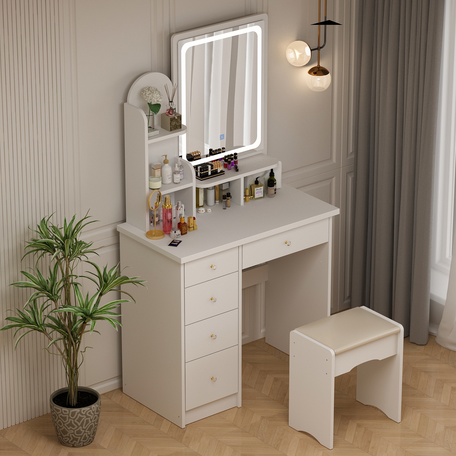 FUFU&GAGA LJY-JX0106-03 Bedroom-Vanities - View #4