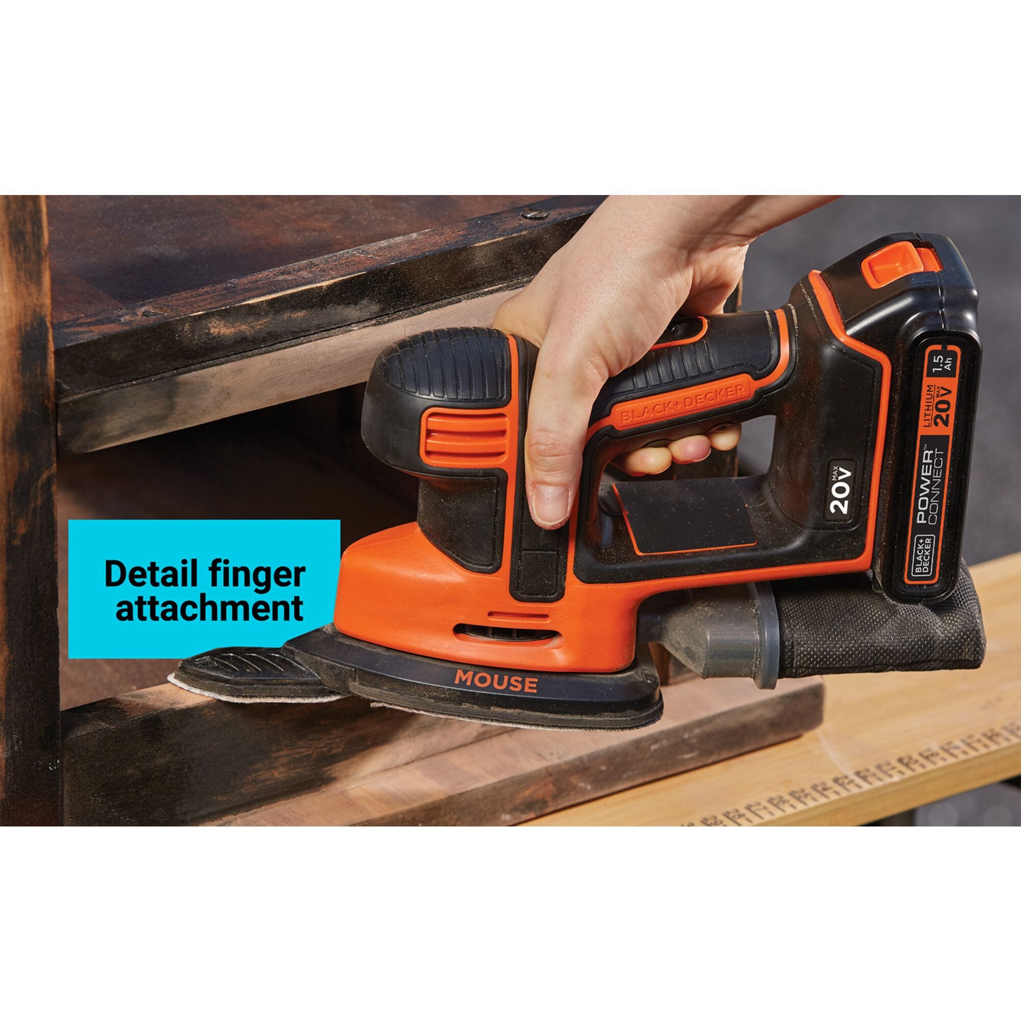 20V Max* Powerconnect Cordless Drill/Driver + Mouse Detail Sander