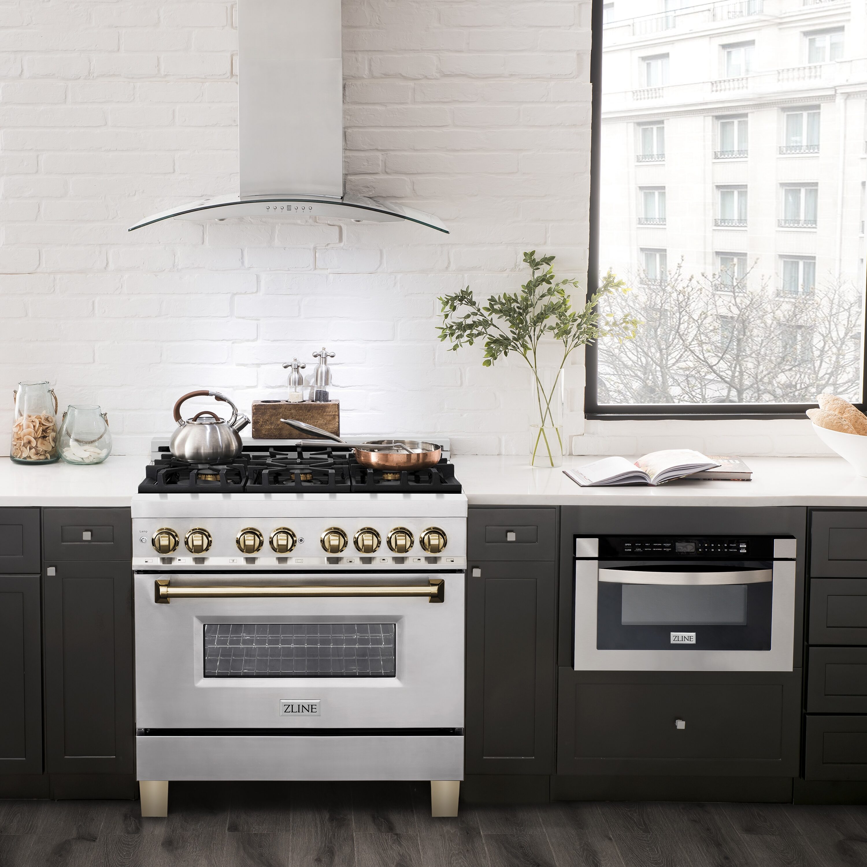 ZLINE KITCHEN & BATH RAZ-36-G Dual-Fuel-Ranges - View #11
