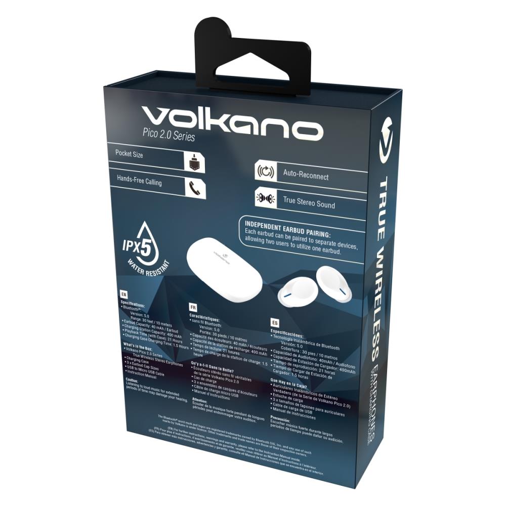 volkano pico series true wireless earphones