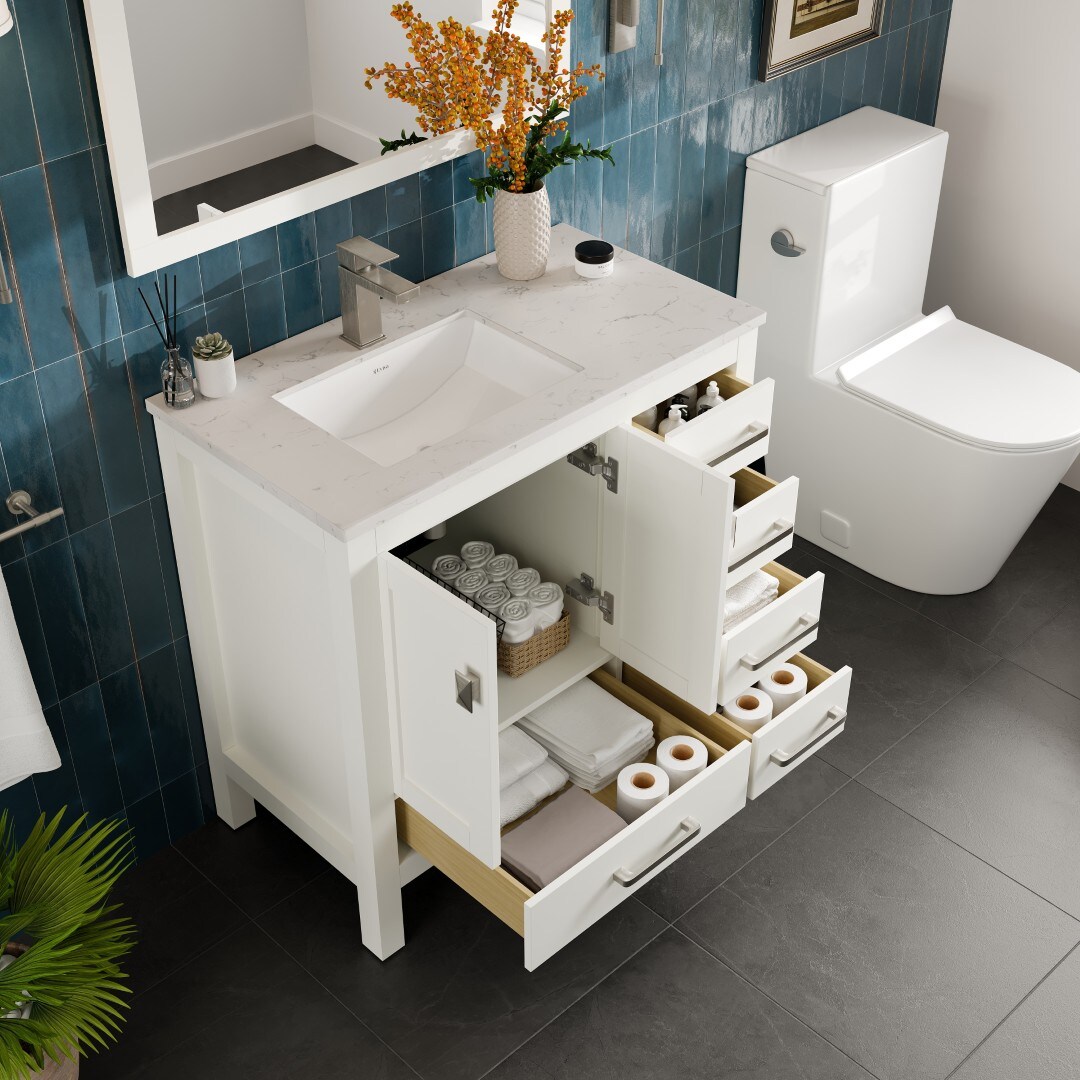 Eviva TVN414-38X18WH Bath-Vanity-Combo - View #3