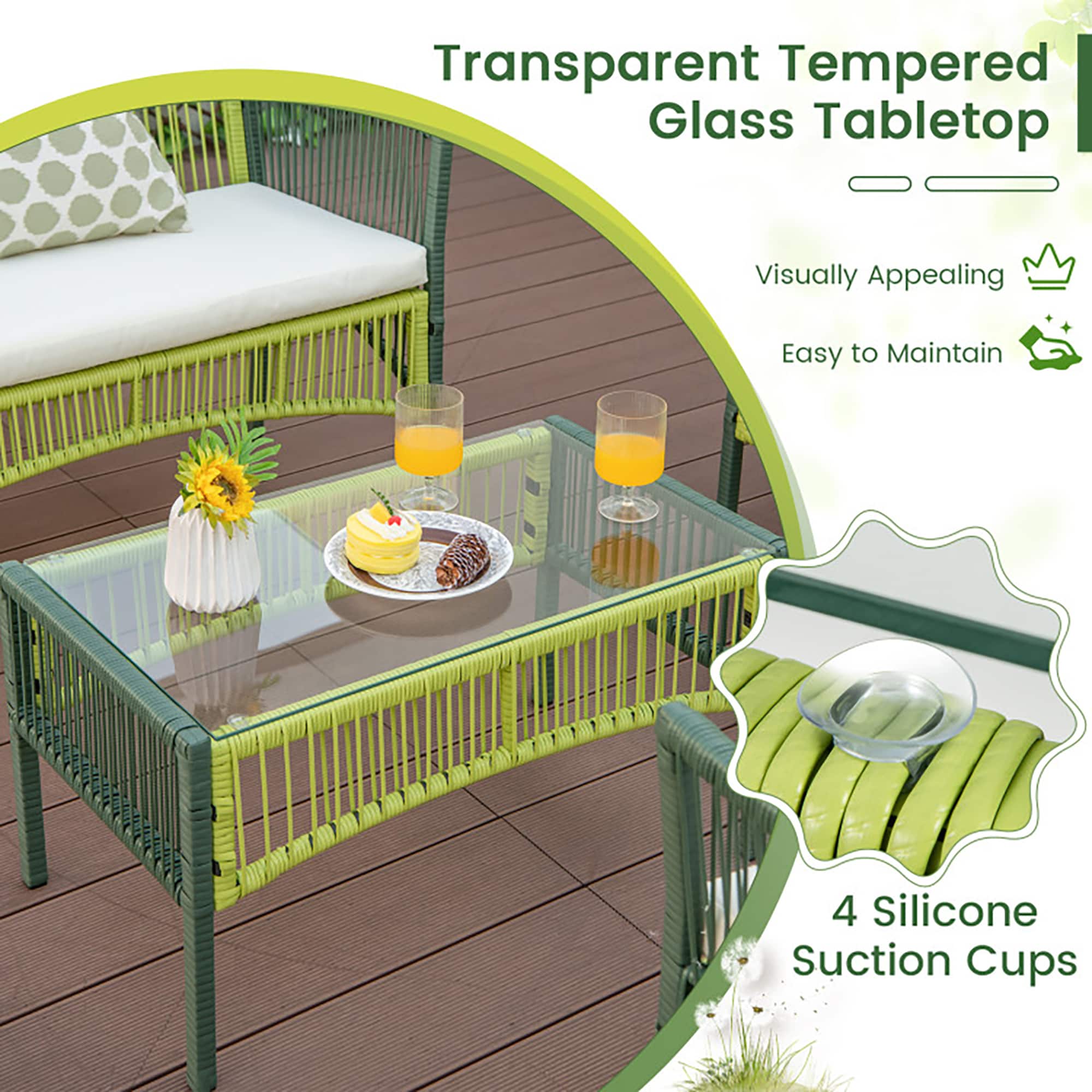 CASAINC BH-WF190610AAA Patio-Conversation-Sets - View #8