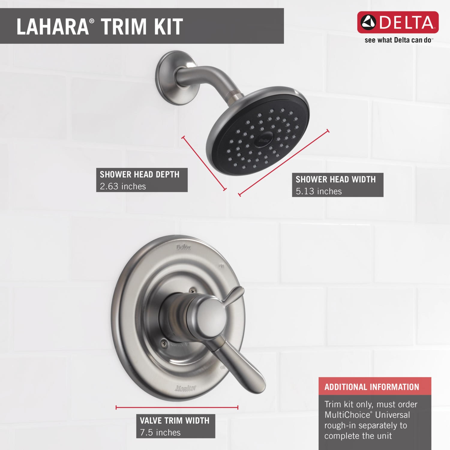 Delta T17238-SS Tub-Shower-Faucets - View #2
