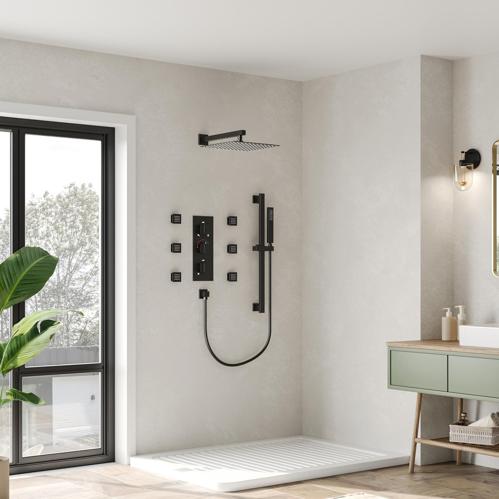 EVERSTEIN SFS-1016-BK12 Tub-Shower-Faucets - View #3