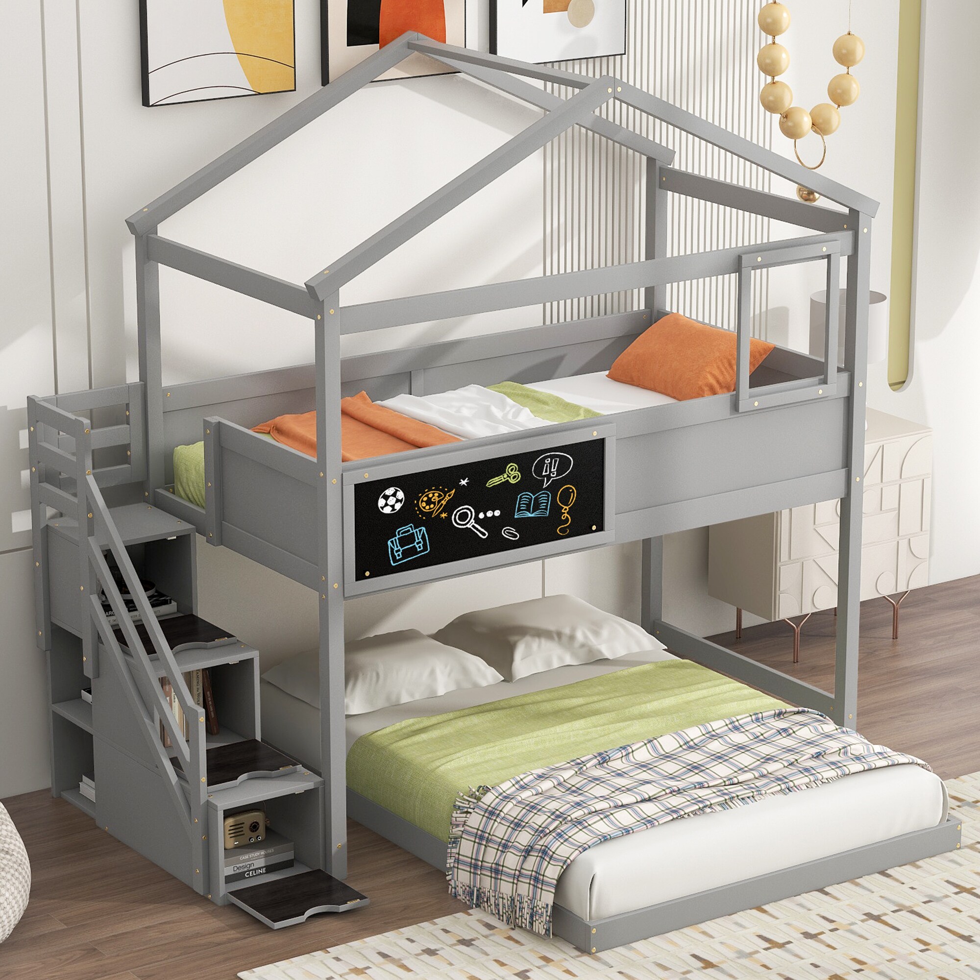 Qualler BKM001701E Bunk-Beds - View #2