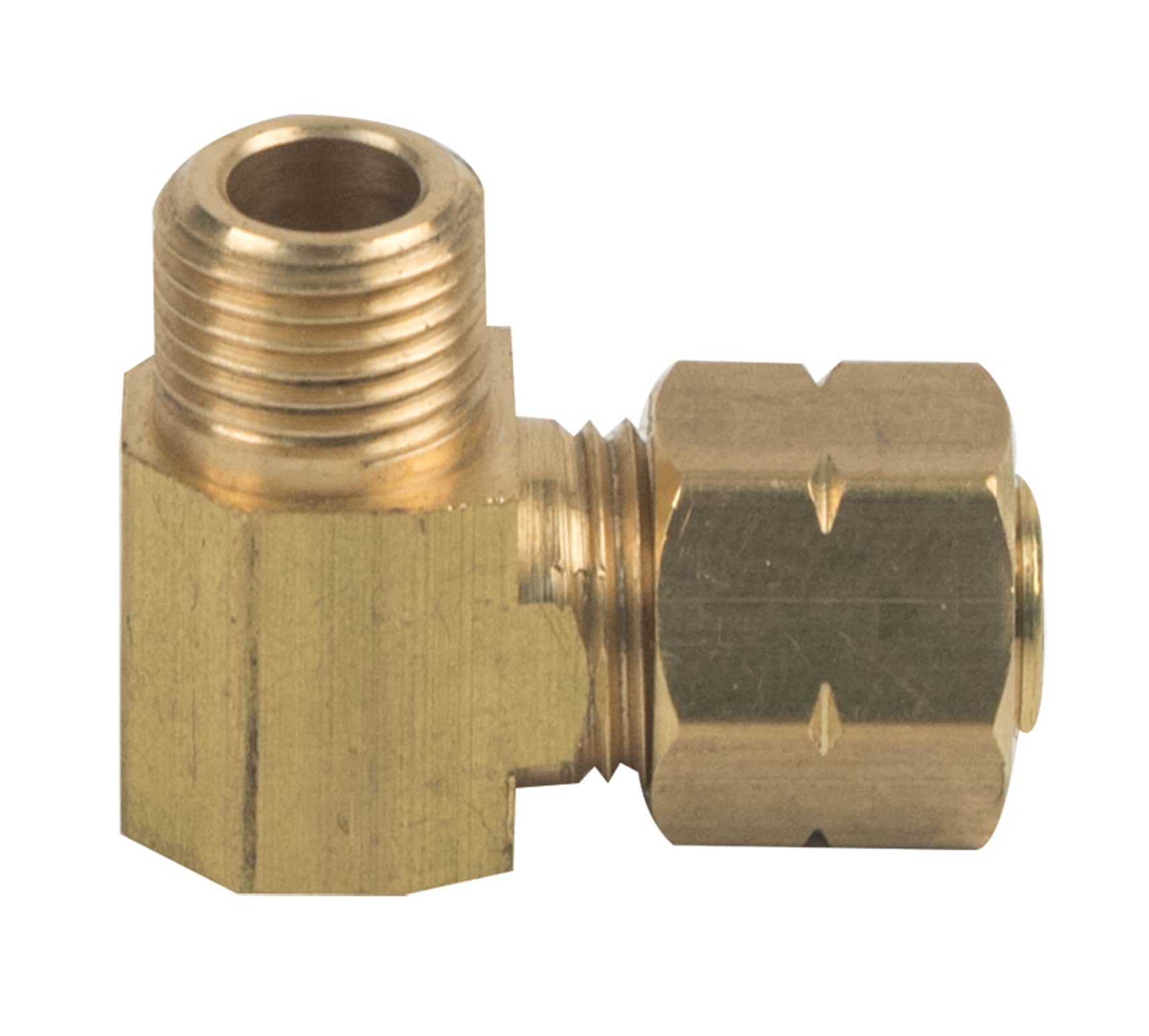 BrassCraft 1/4-in x 1/8-in Compression Elbow Fitting in the Brass