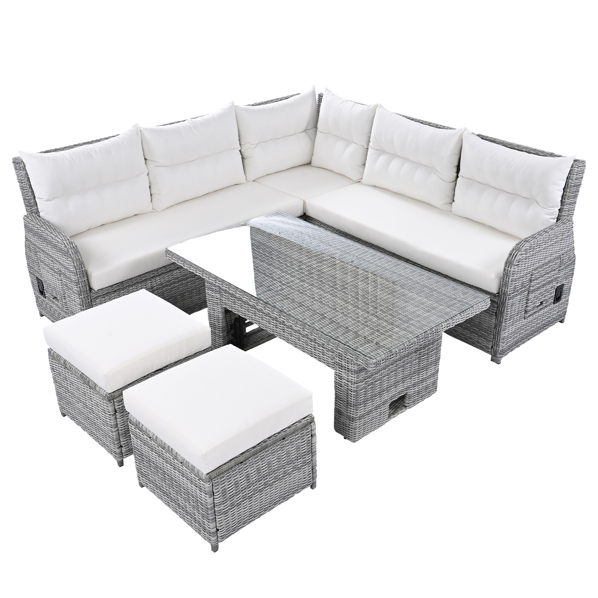 SINOFURN SYA690009GY Patio-Sofas-Daybeds - View #17