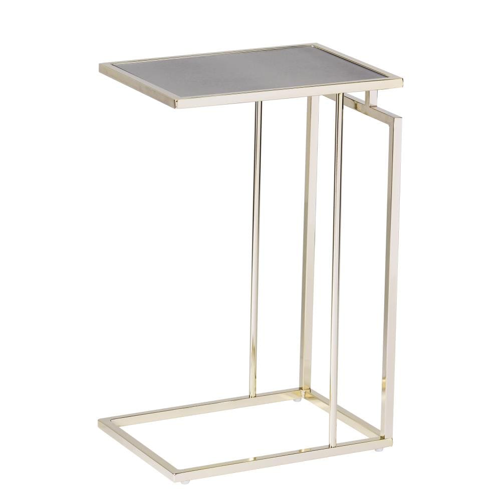 mirrored c side table