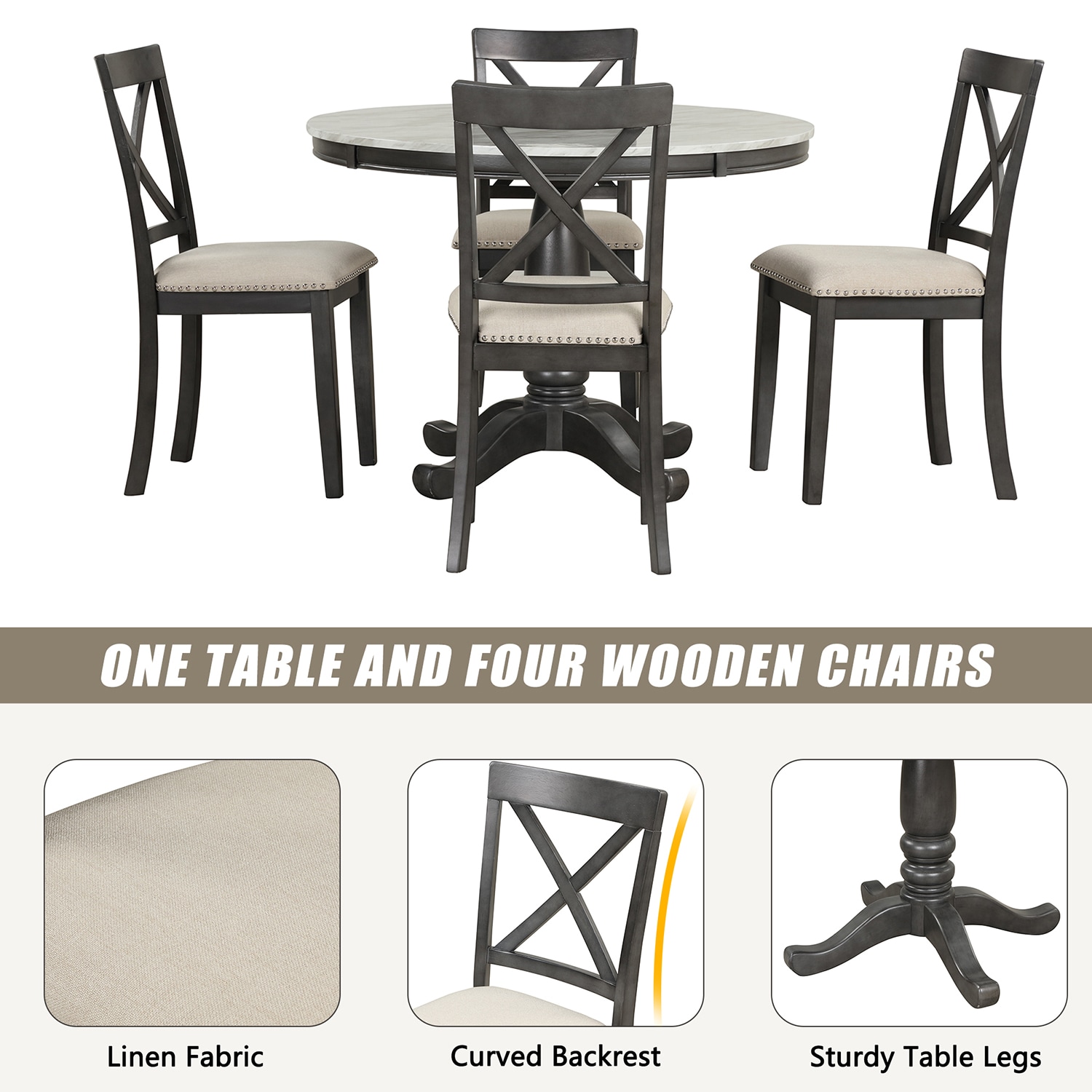 SINOFURN SYA370104BN Dining-Sets - View #16