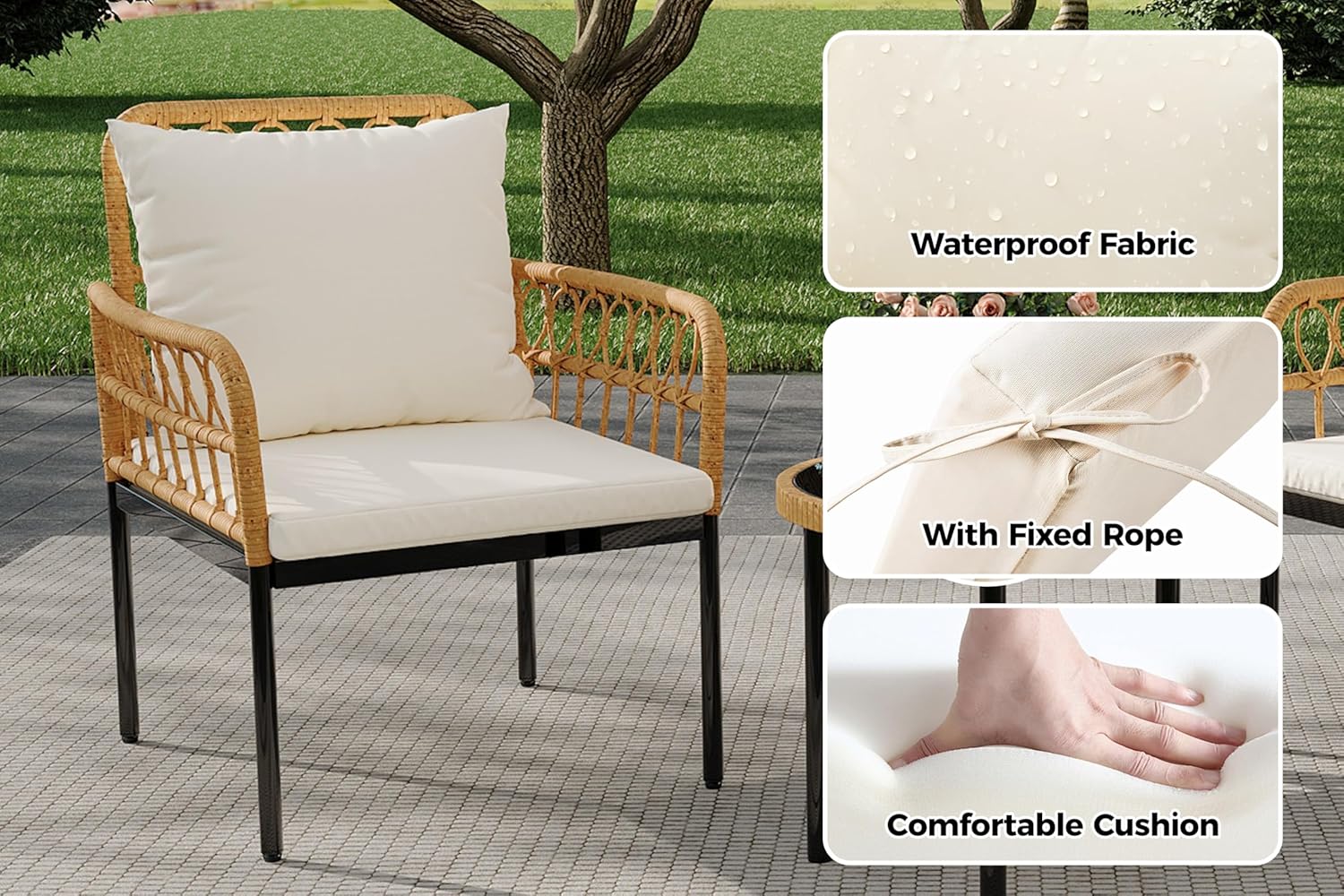 Qeetex WWJ-PHO-34TYUSSE Patio-Sofas-Daybeds - View #3