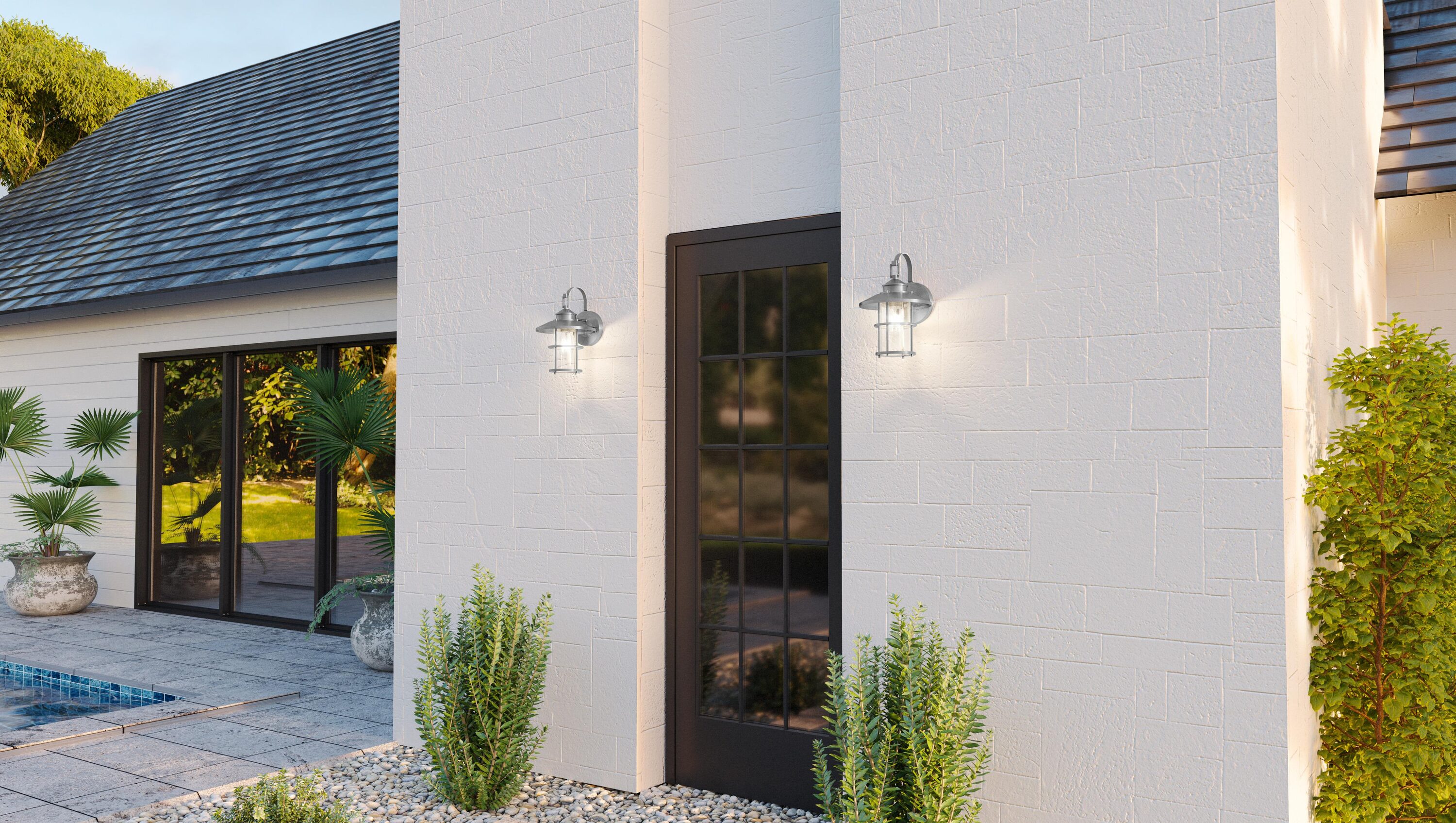 Quoizel LOM8409ABA Outdoor-Wall-Lighting - View #4