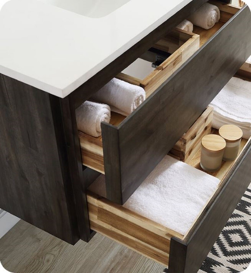Fresca FVN31-3030ASH Bath-Vanity-Combo - View #14