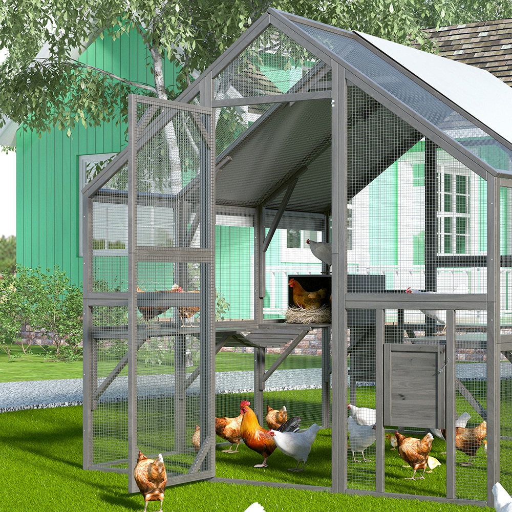 Homsee C-KF150158-03-AB Chicken-Coops-Rabbit-Hutches - View #18
