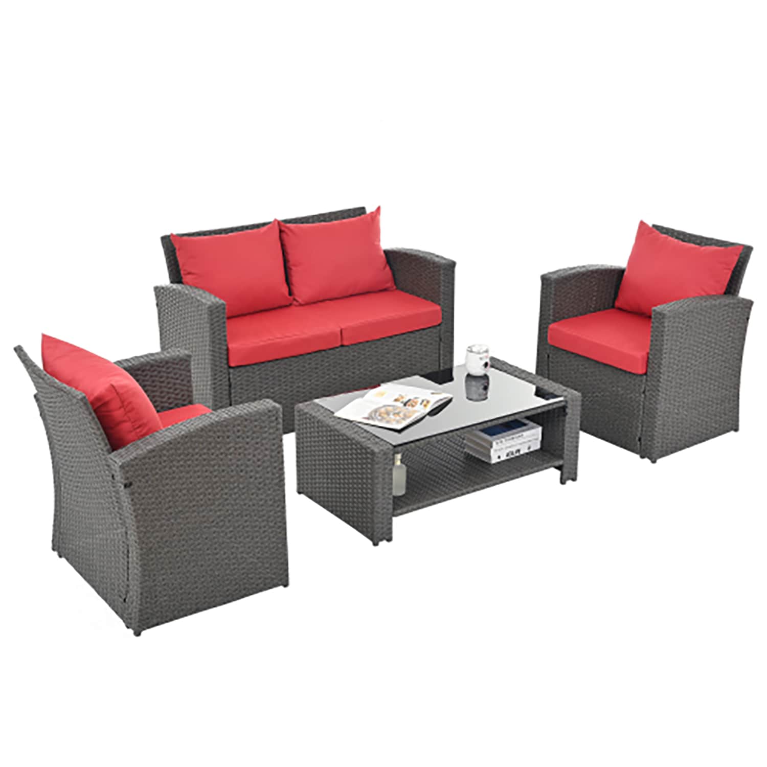 GZMR GM-DH-00009 Patio-Conversation-Sets - View #7