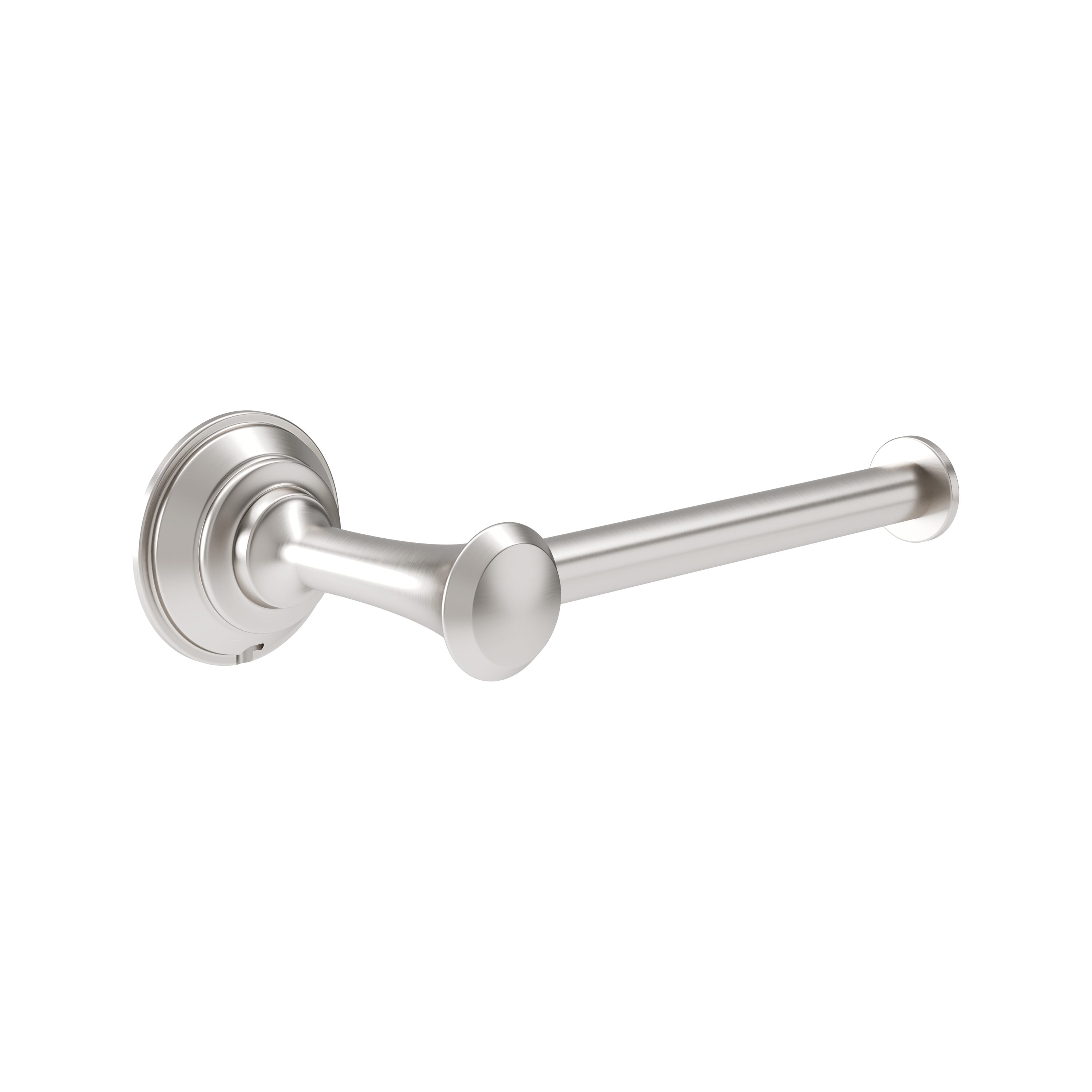 Symmons 583TPSTN Braston Satin Nickel Wall mount Single post Toilet Paper Holder 1 -Rolls