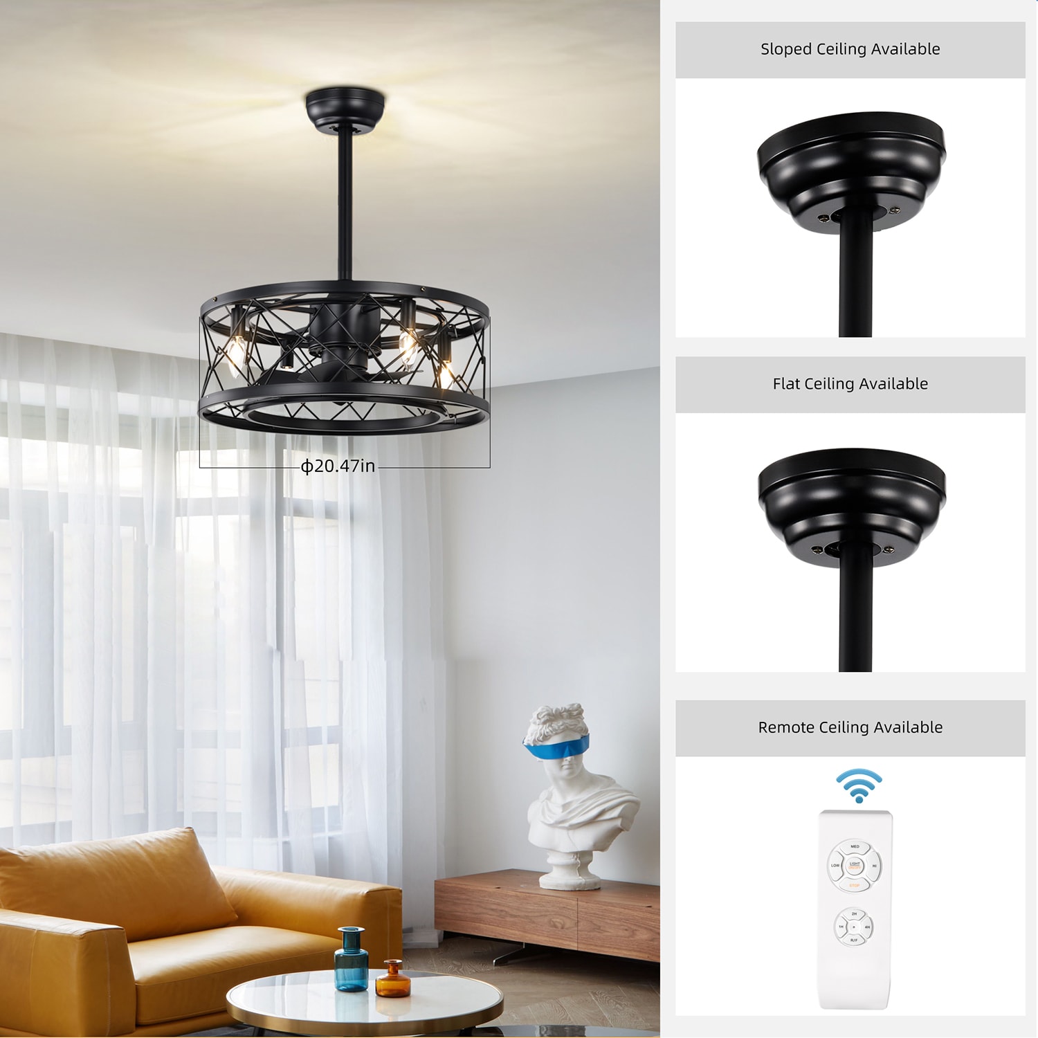 SINOFURN SYC640012BN Ceiling-Fans - View #7
