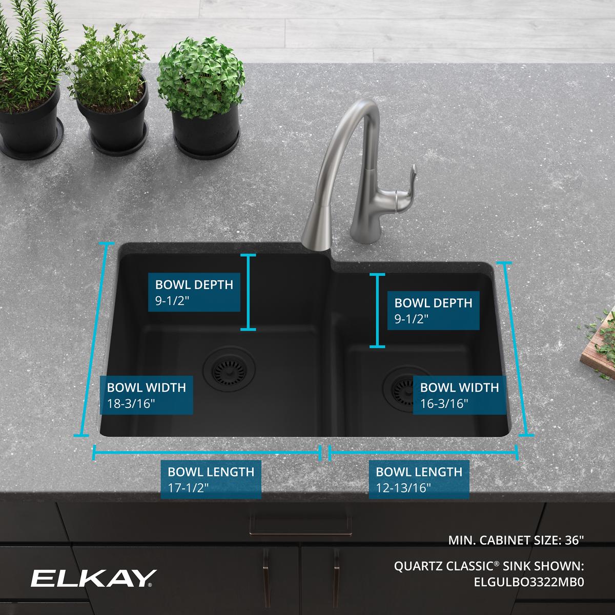 Elkay ELGULBO3322MB0 Kitchen-Sinks - View #6