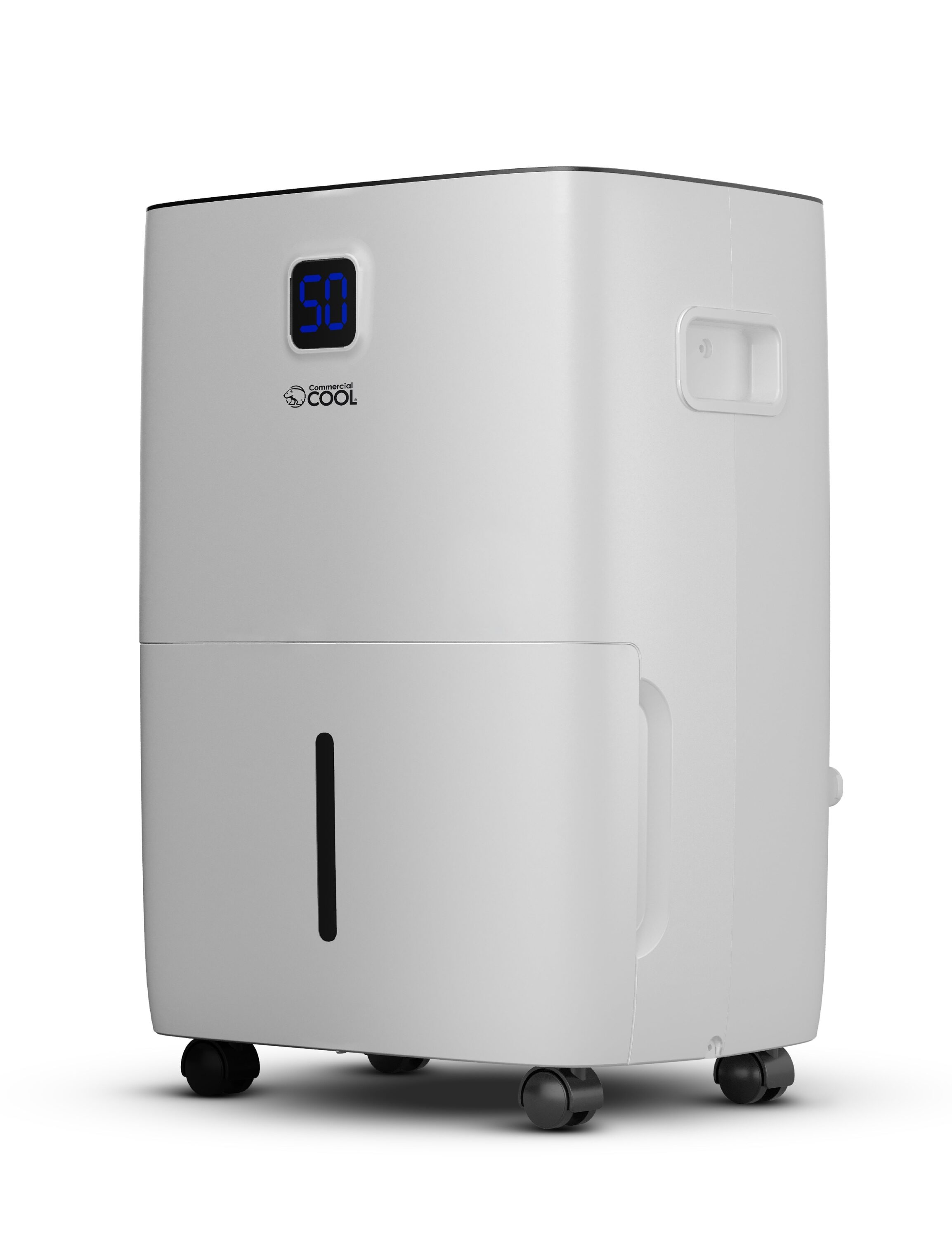 Commercial Cool Dehumidifier 35 Pint Dehumidifier with Adjustable Humidistat Portable Dehum with Continuous Drainage 3000 Square Feet CCD35JW White #CCD35JW