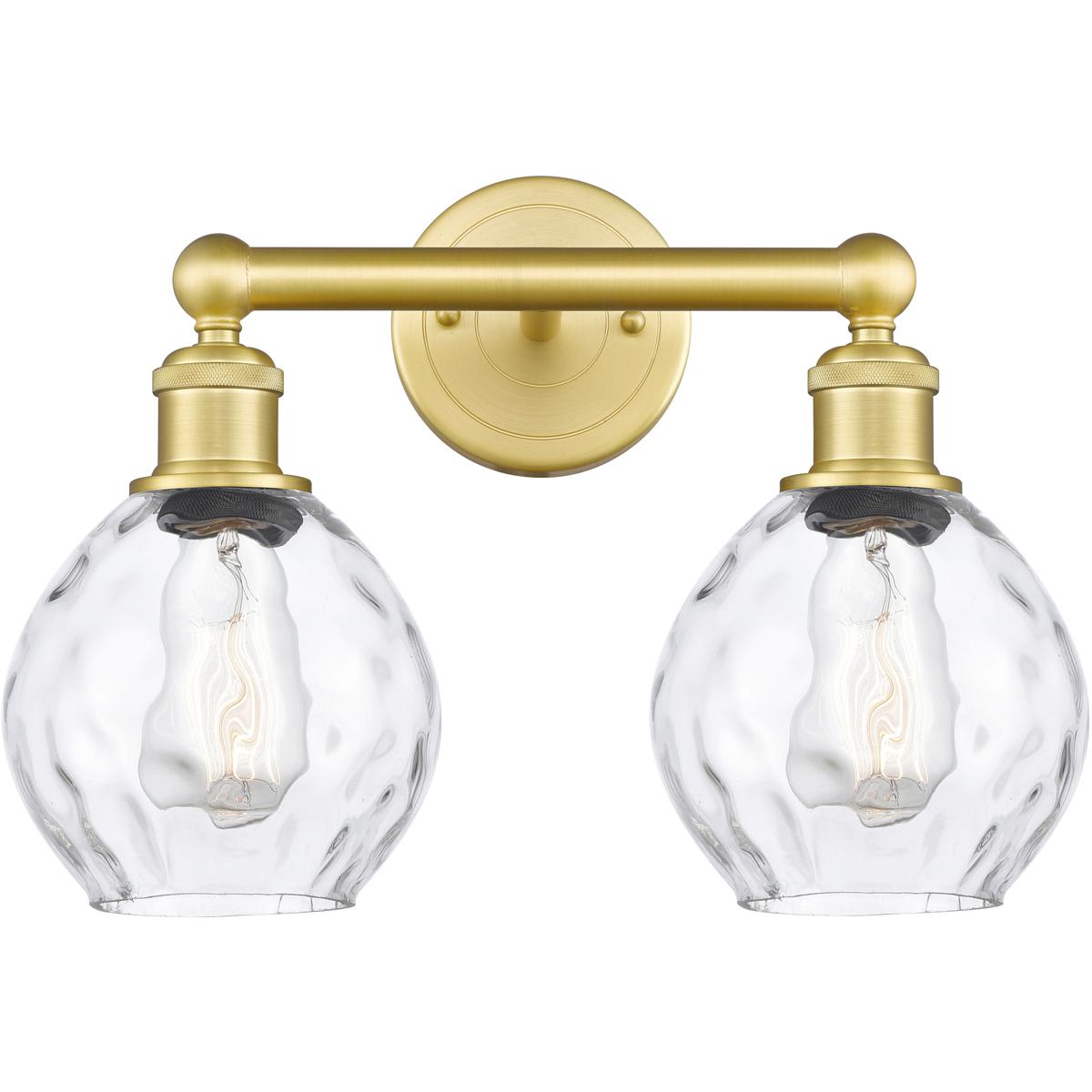 Innovations Lighting -  616-2W-SG-G362 Waverly 2 Light 15 inch Satin Gold Bath Vanity Light Wall ...