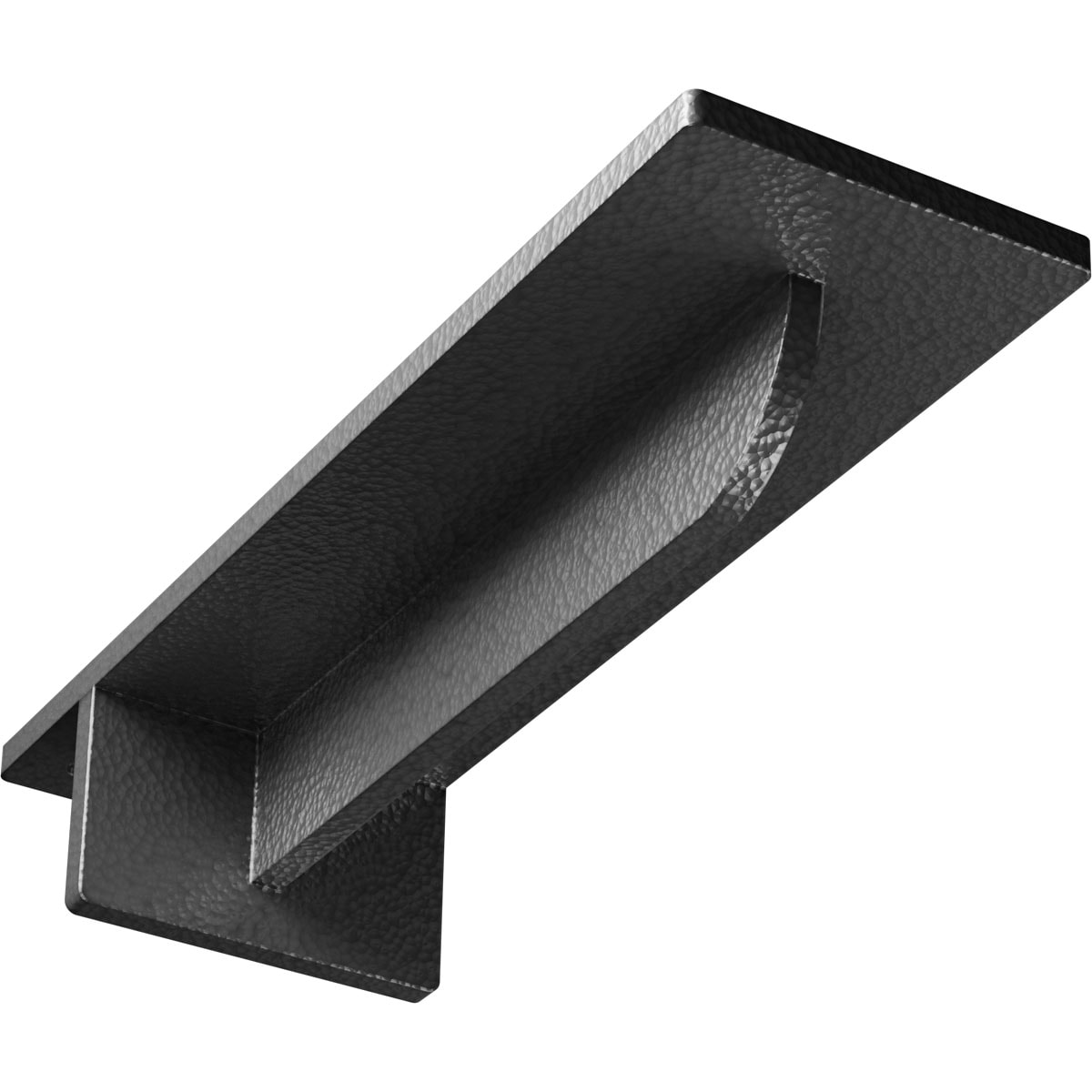 Ekena Millwork BKTM03X10X02HEHSV Heaton Hidden 10-in x 3-in x 2-in Gray Steel Countertop support bracket