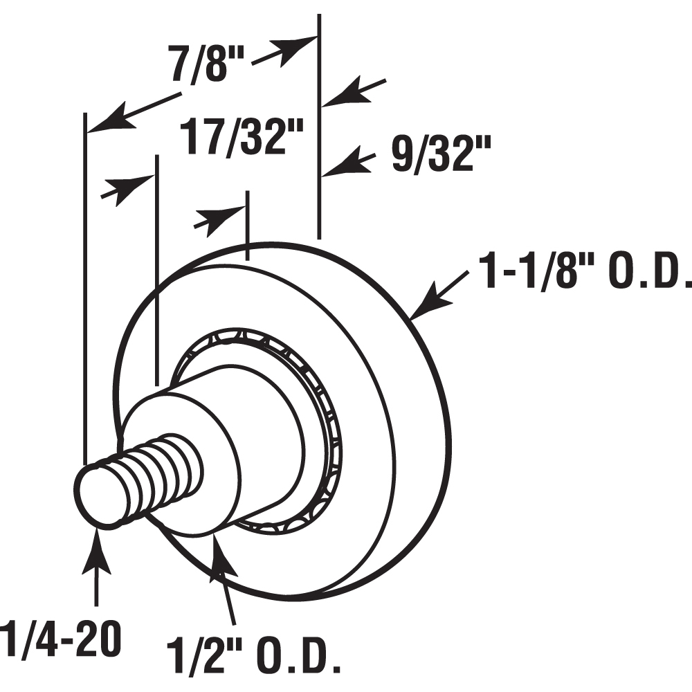 Prime-Line R 7228 Sliding-Closet-Door-Rollers - View #2