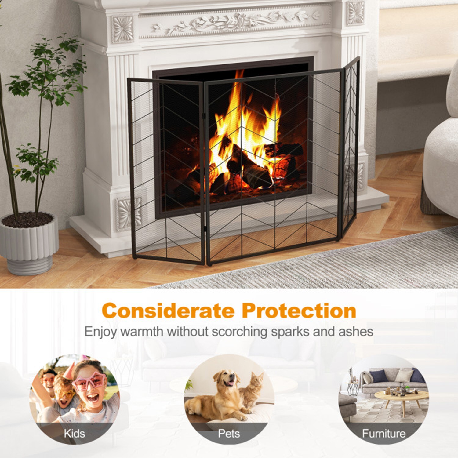 Mondawe MO-11173MO-A Fireplace-Screens - View #5