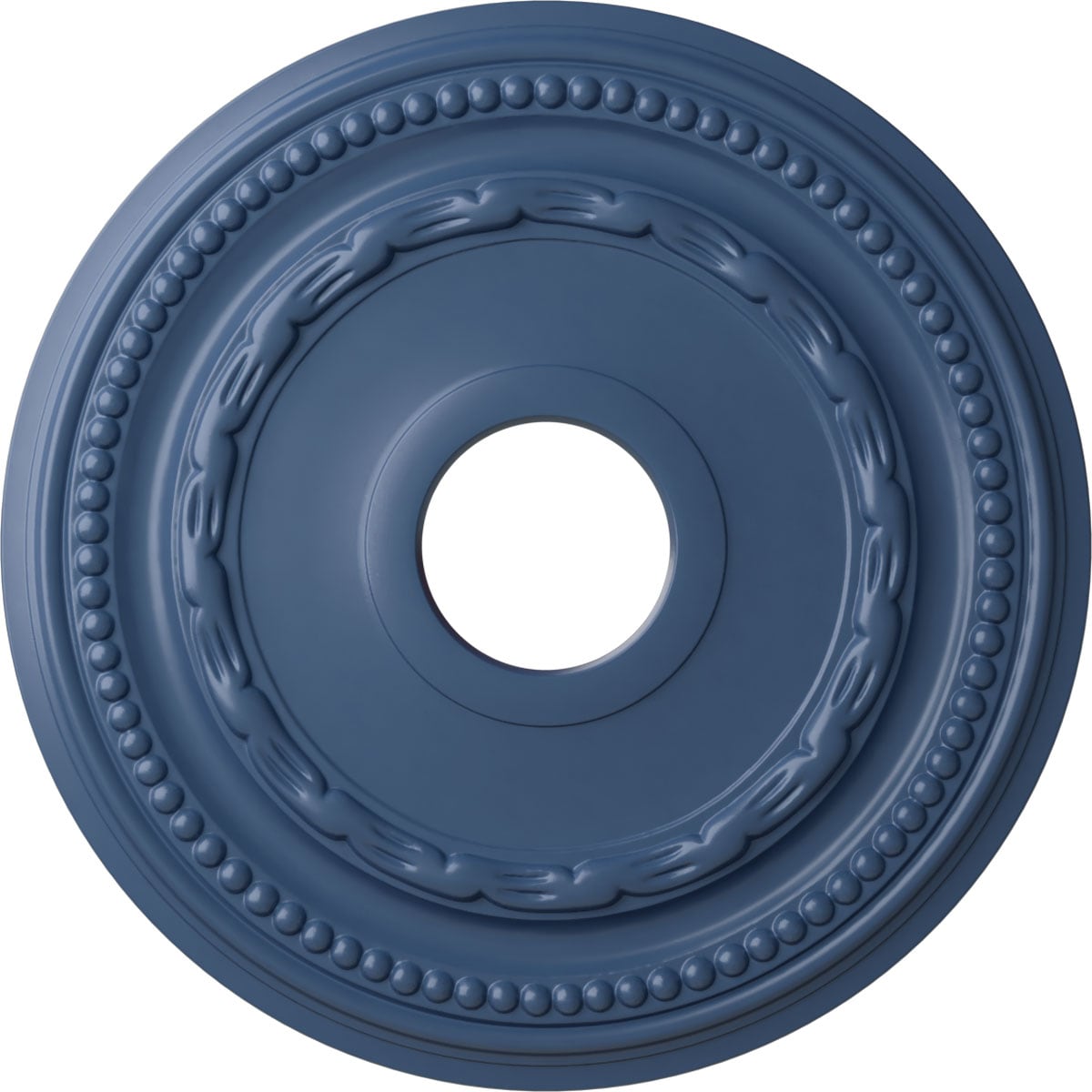 Ekena Millwork CM15FEAMF Federal 15.375-in W x 15.375-in L Painted Americana Polyurethane Whole Ceiling Medallion