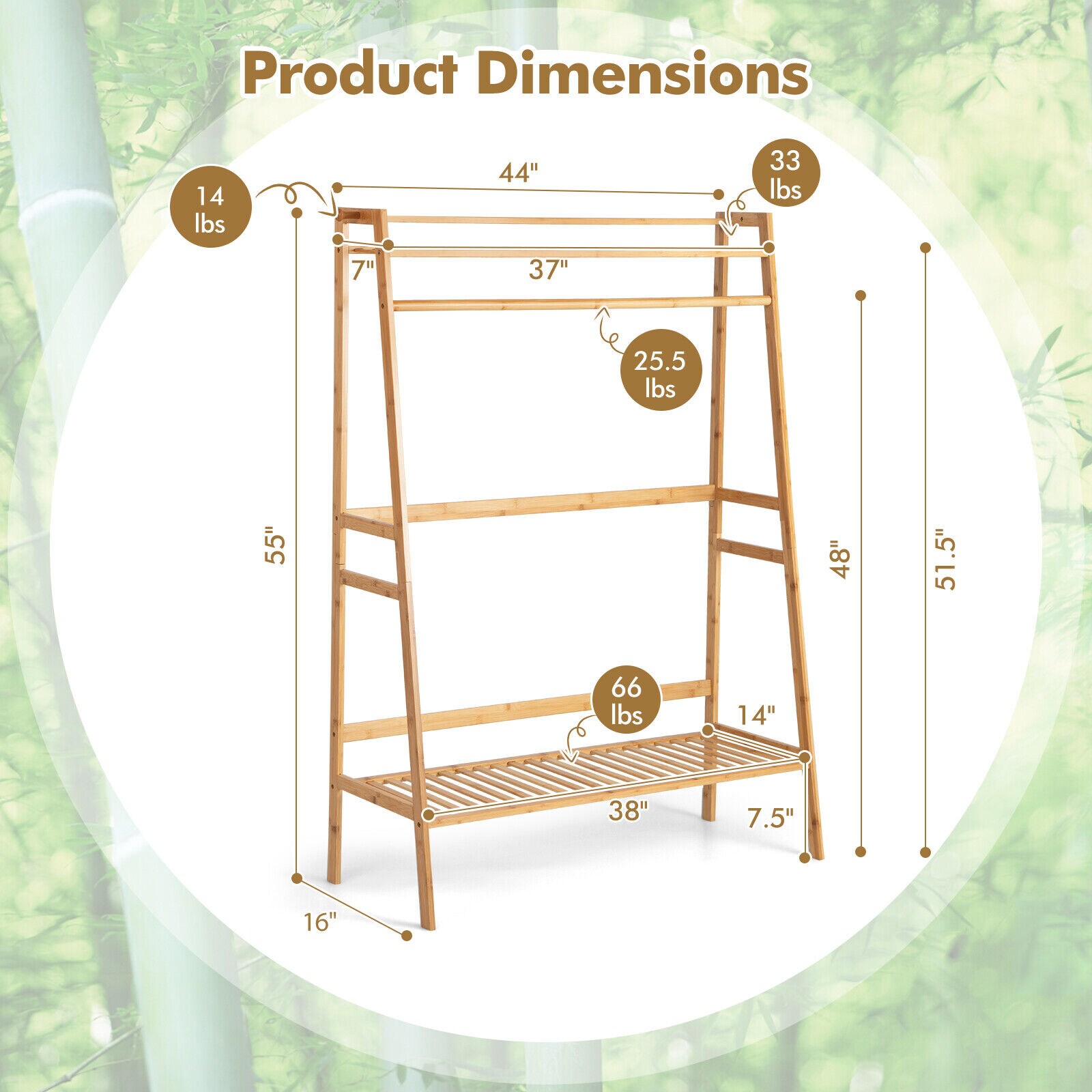 Slickblue D-CO-AN61101ZJ Garment-Racks - View #3